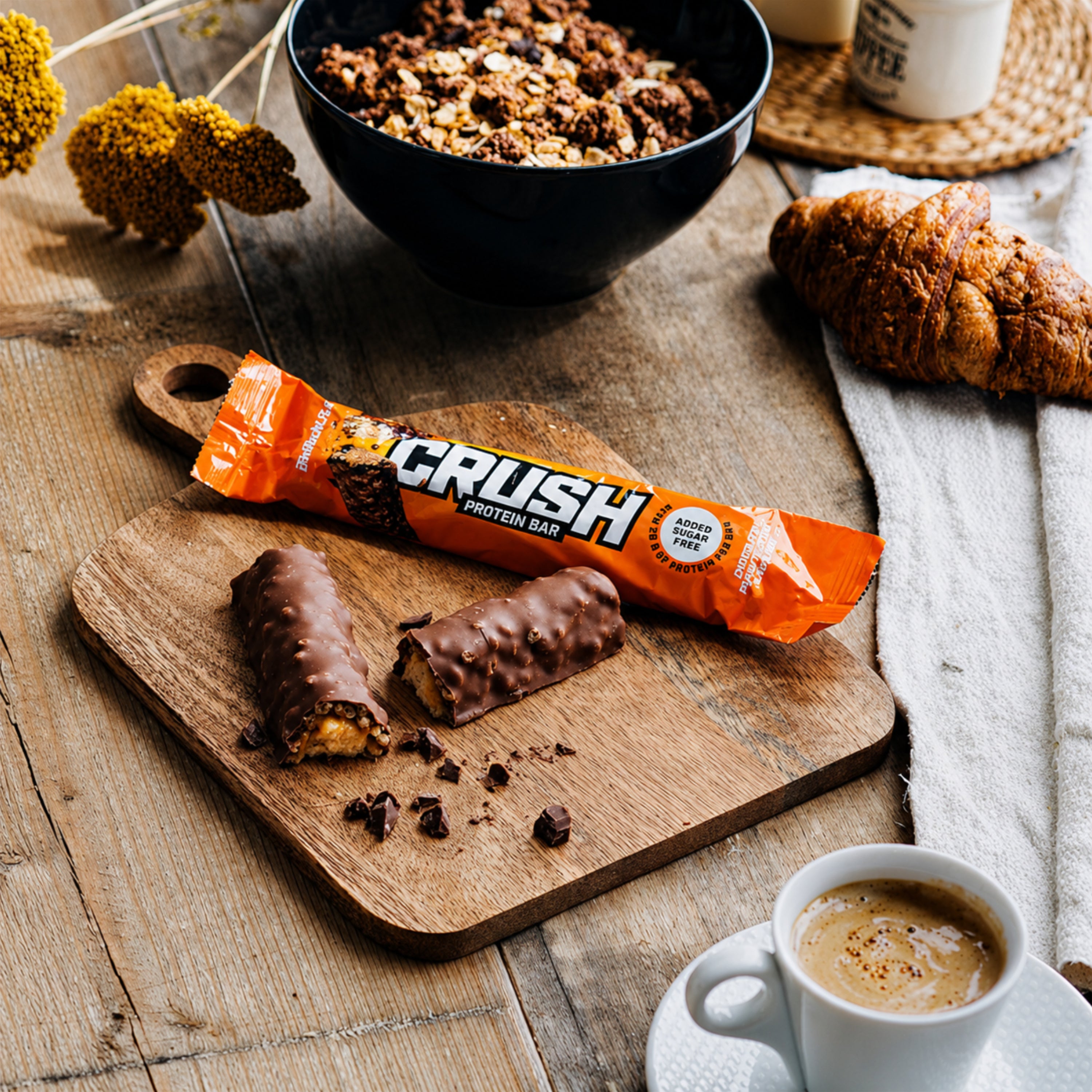 Protein Riegel Crush Chocolate Peanut Butter 64g