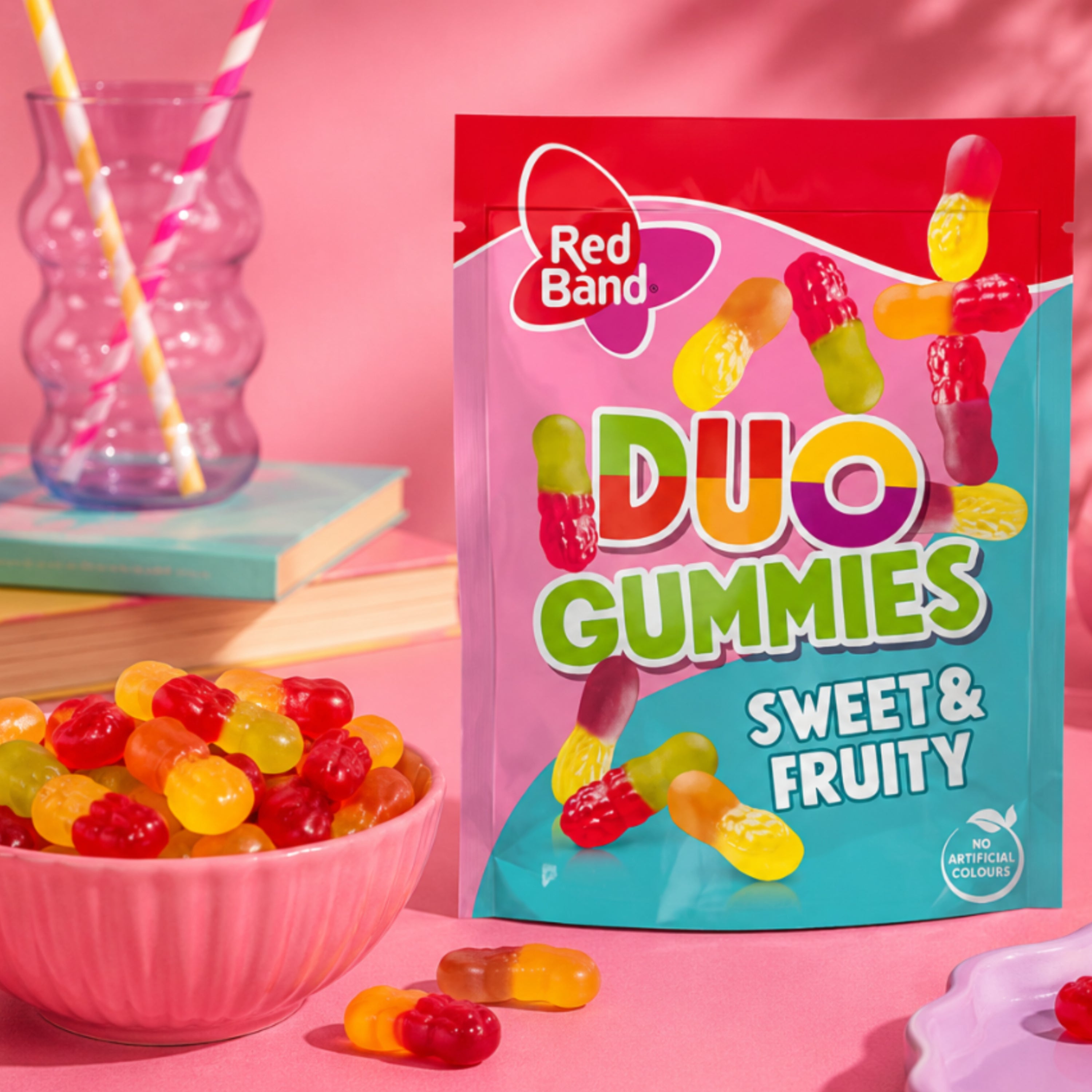 Duo Gummies Doux & Fruités 215g