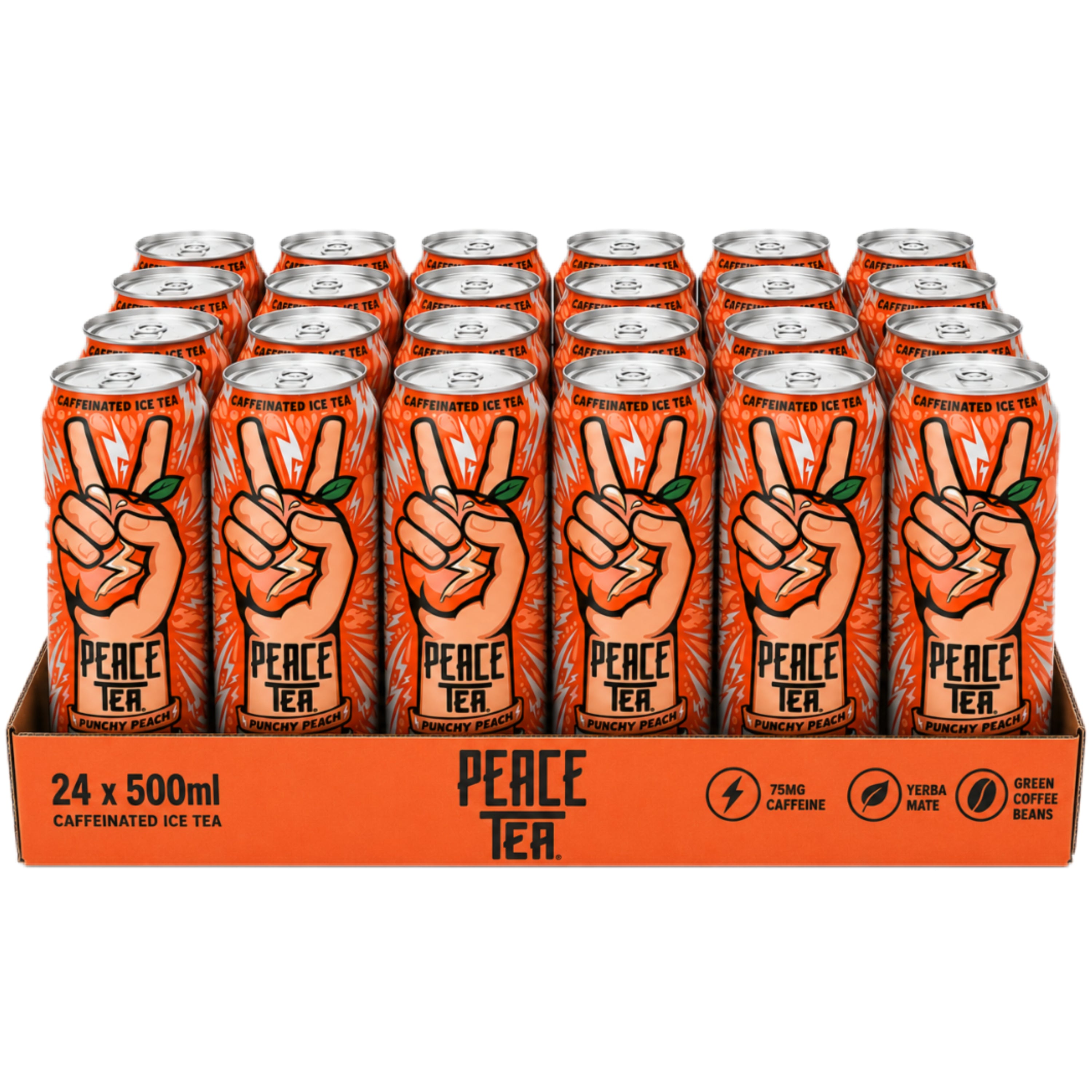 Peace Tea Punchy Peach 24 x 500ml