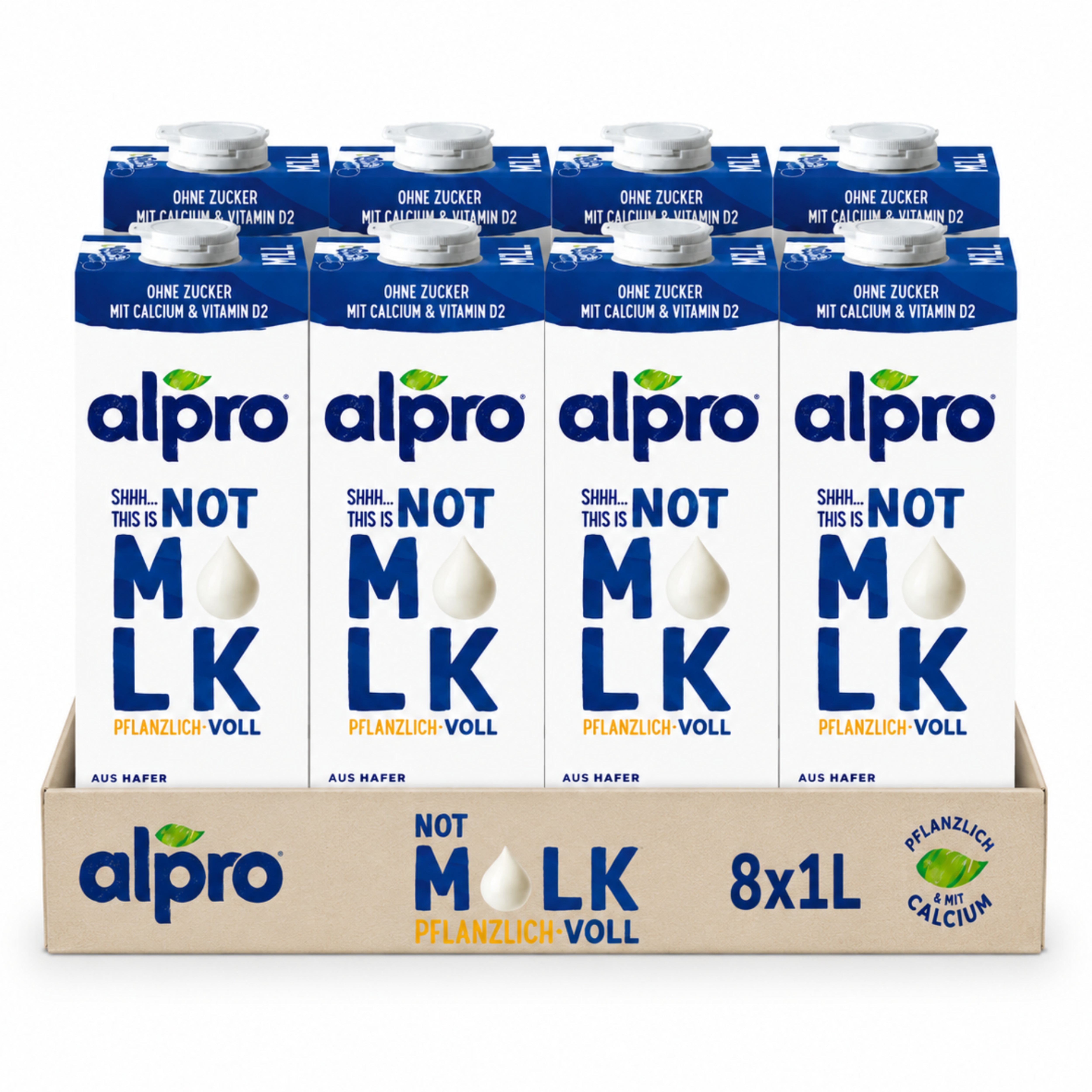 Alpro Pflanzendrink vollfett 8 x 1l
