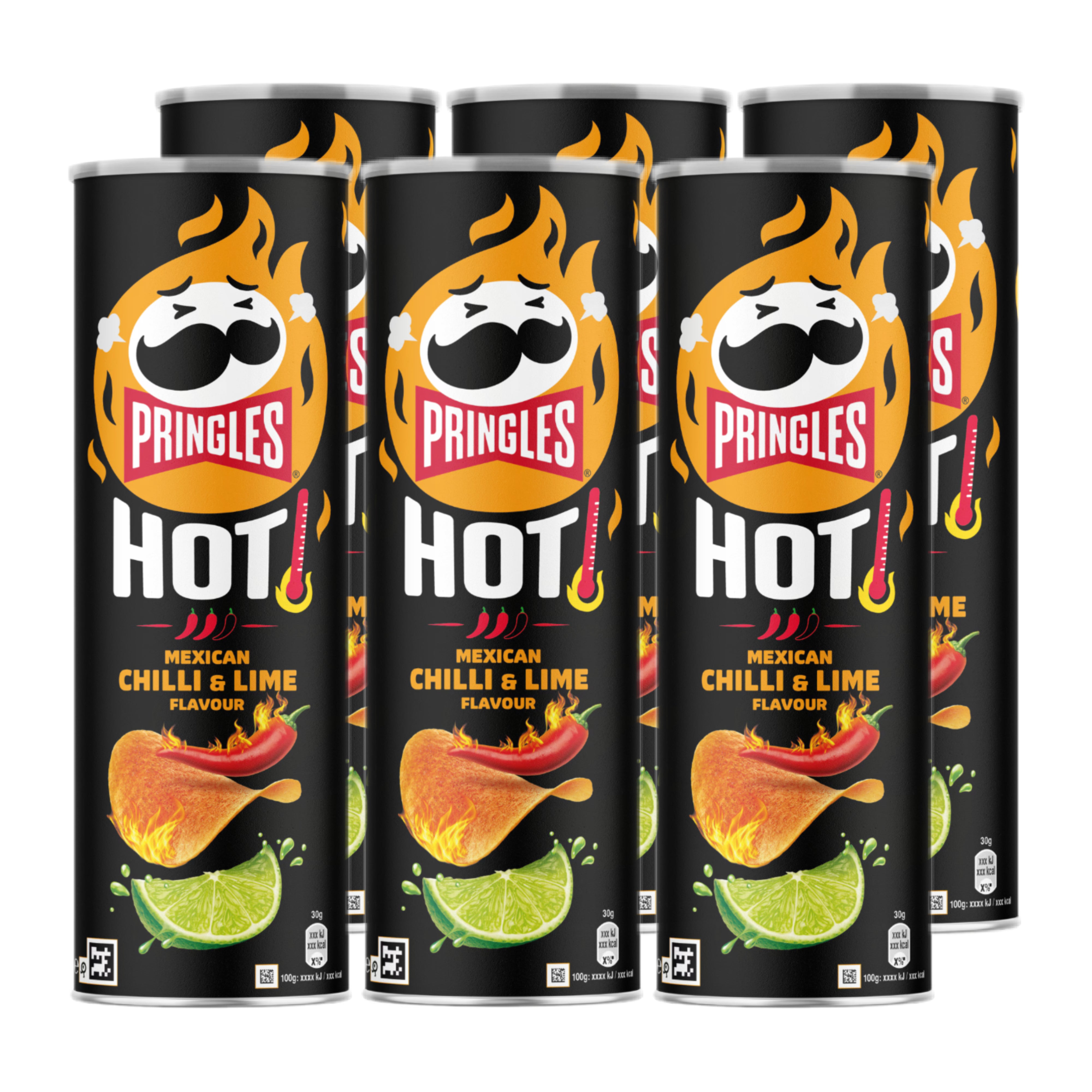 Pringles Hot Chilli & Lime 6 x 160g