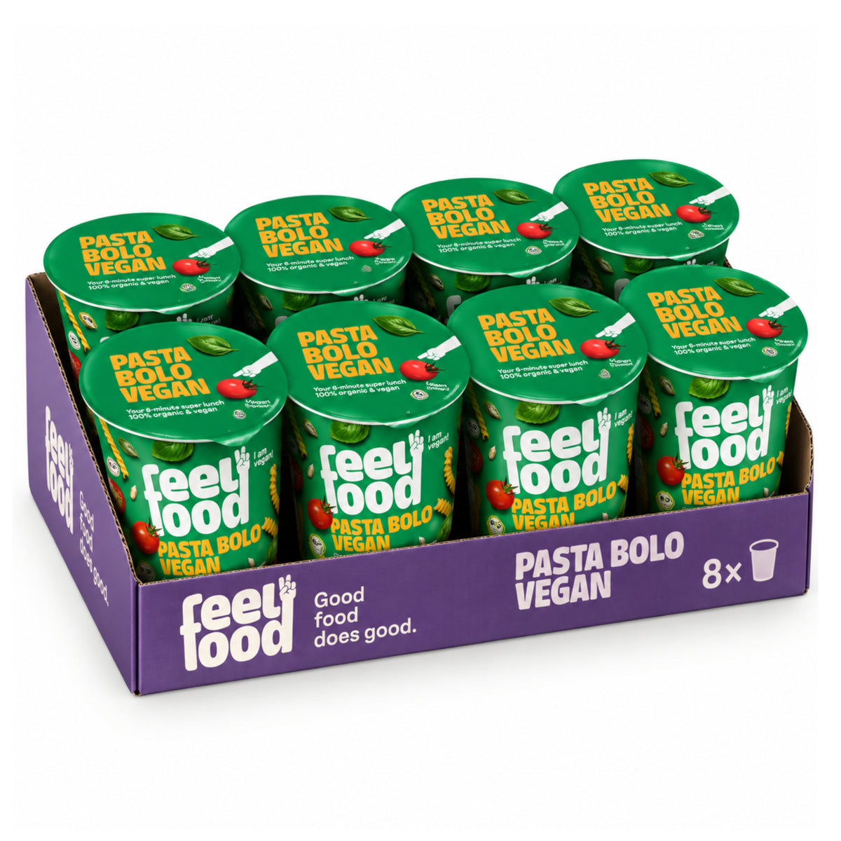 Pasta Bolo Vegan - Instant Lunch Bio 8 x 85g