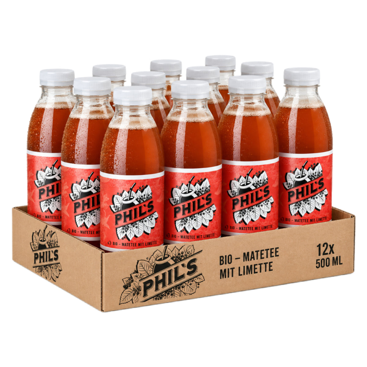 Mate-Tee mit Limette Bio 12 x 500ml