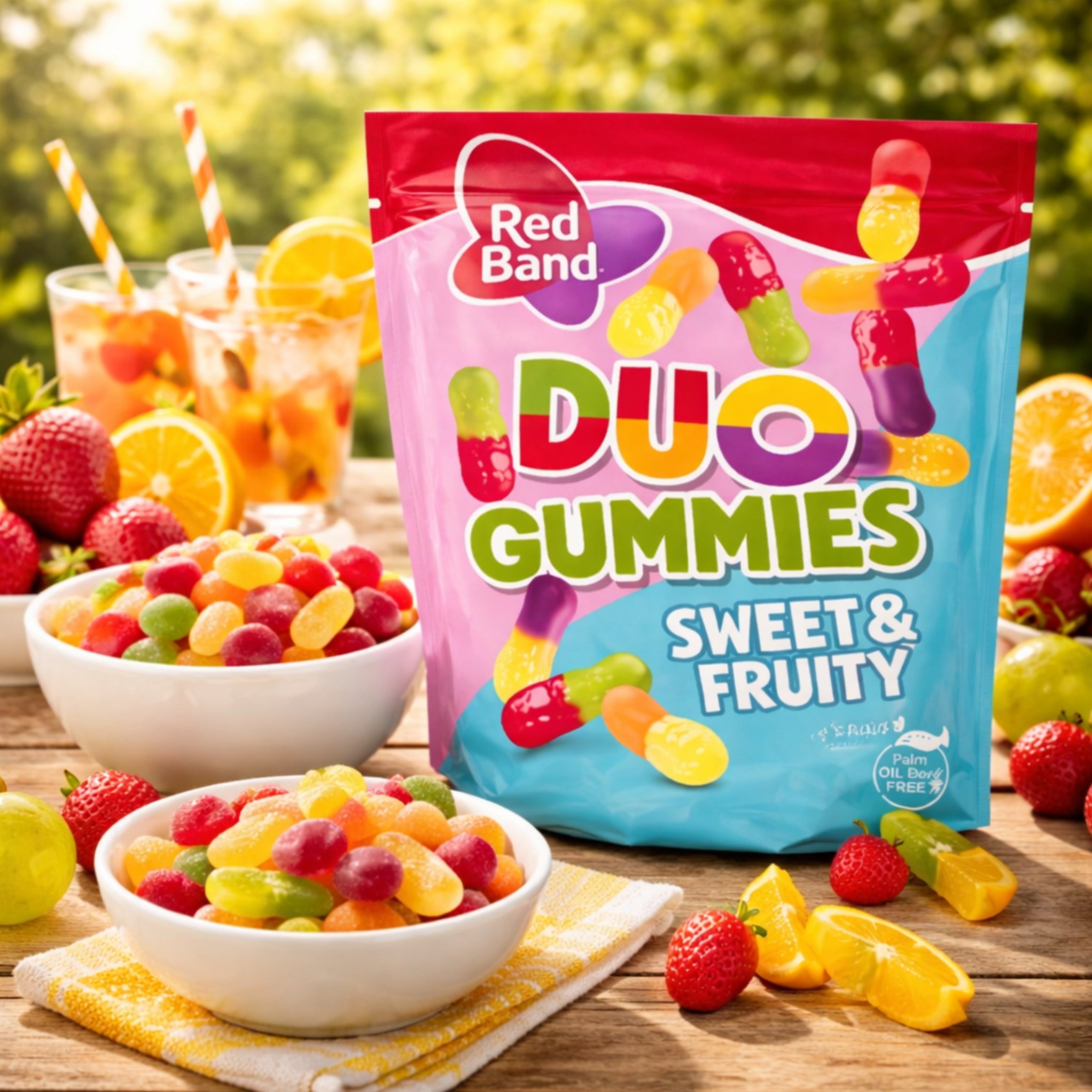 Duo Gummies Sweet + Fruity 215g