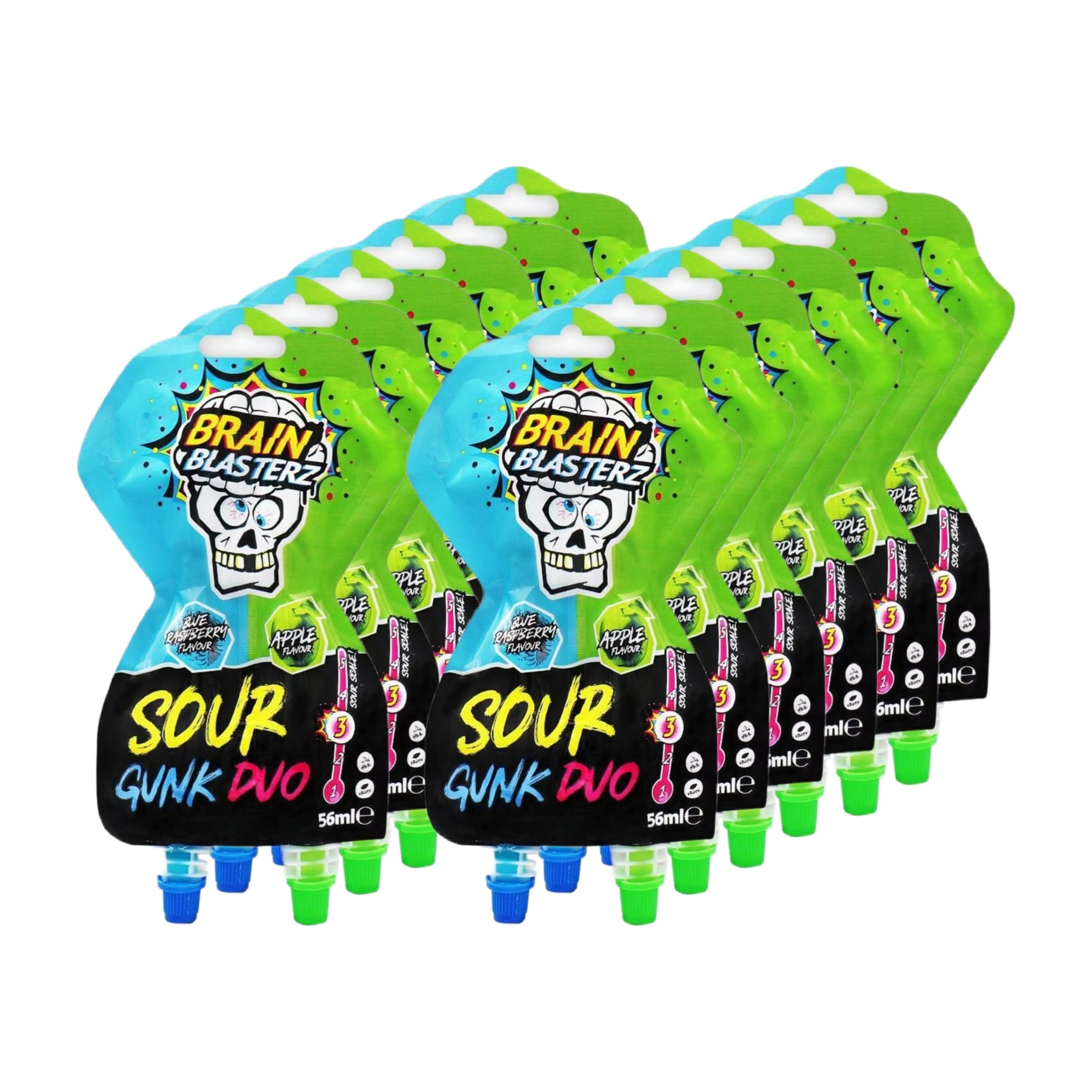 Brain Blasterz Sour Gunk Duo 12 x 56 ml