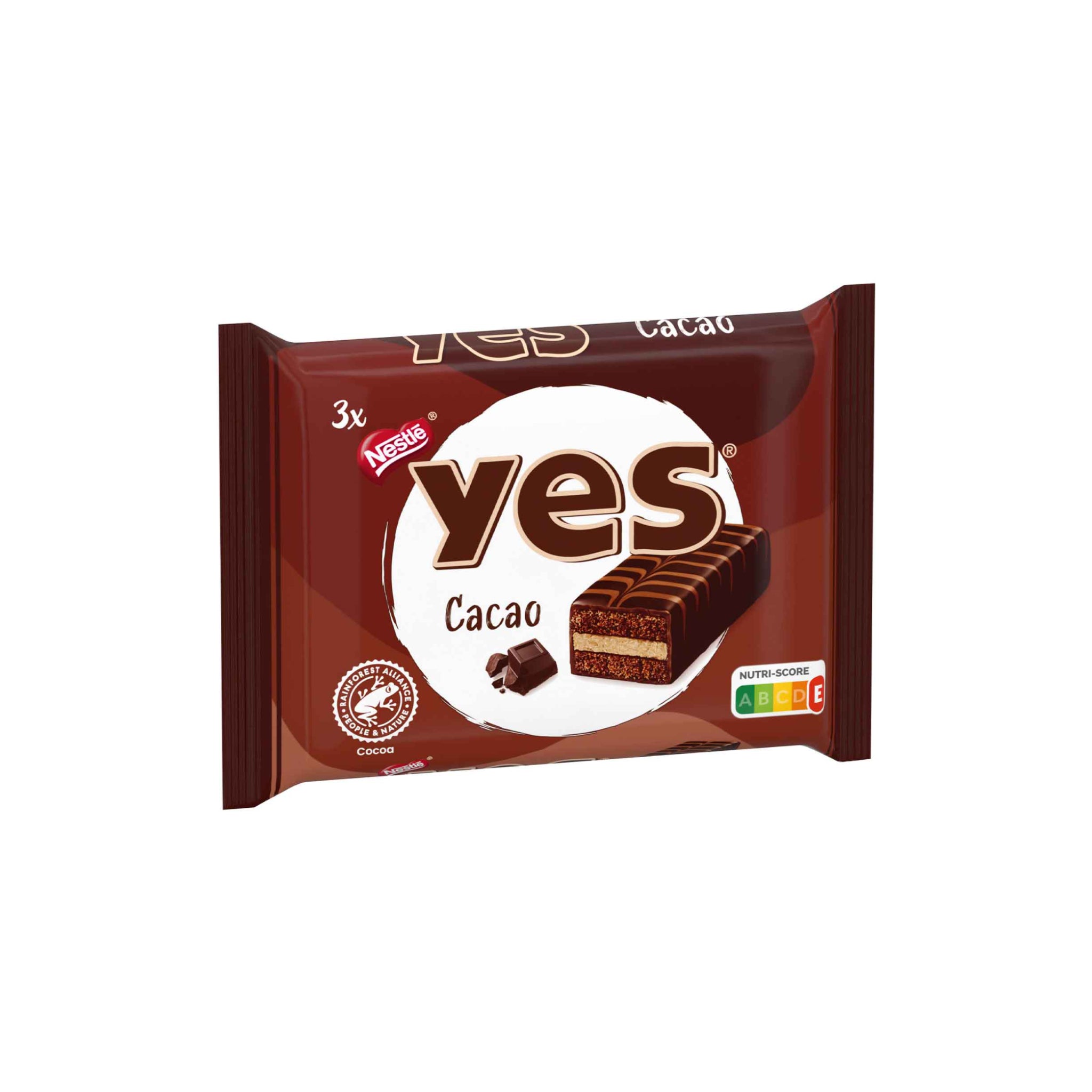 YES Cacao Kuchenriegel 3er Pack - 96g