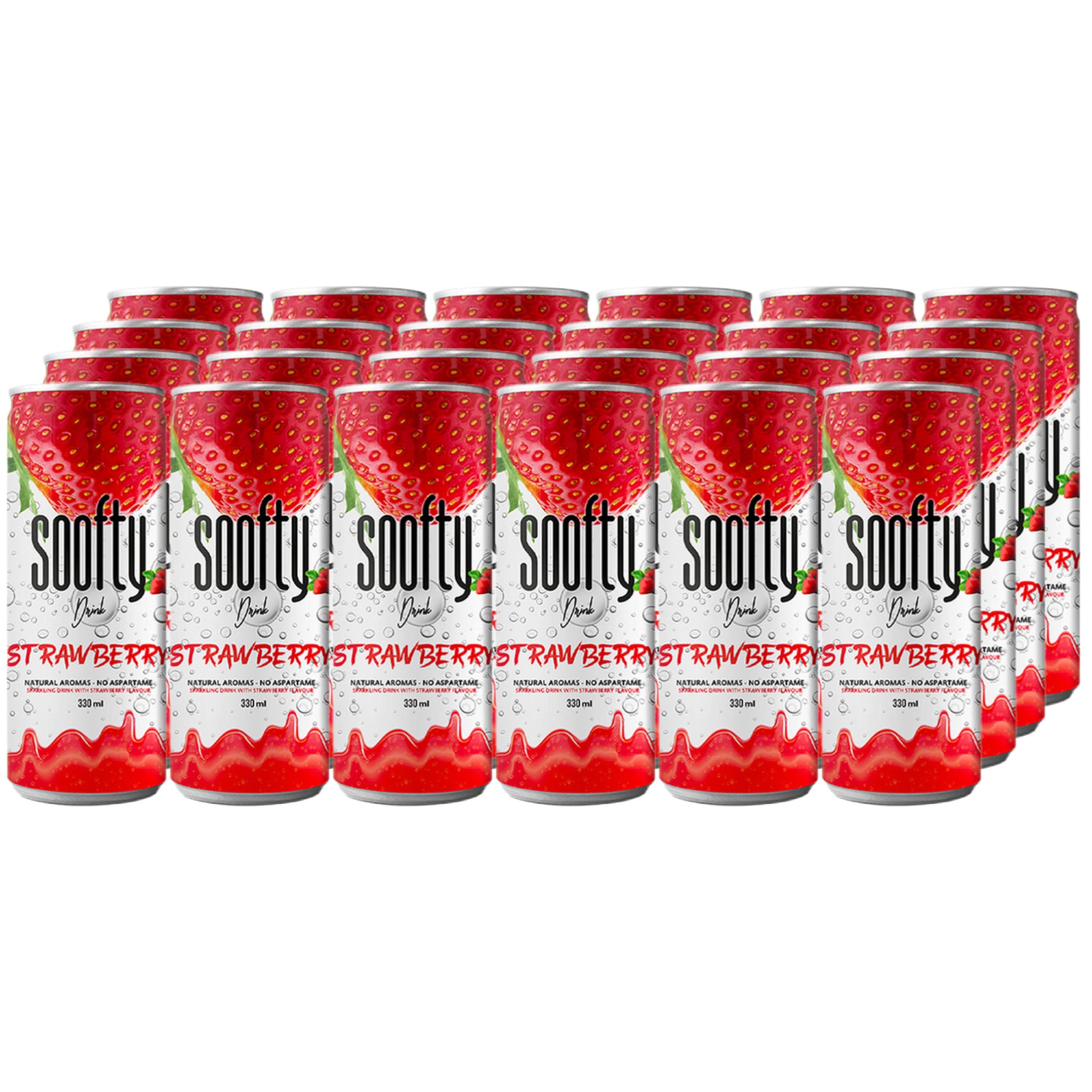 Softy Drink Strawberry 24 x 330ml