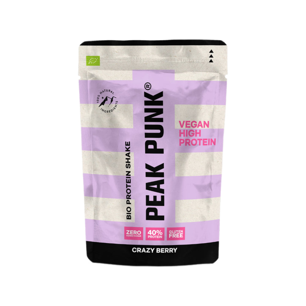 High Protein Shake Pulver - Crazy Berry Bio 250g