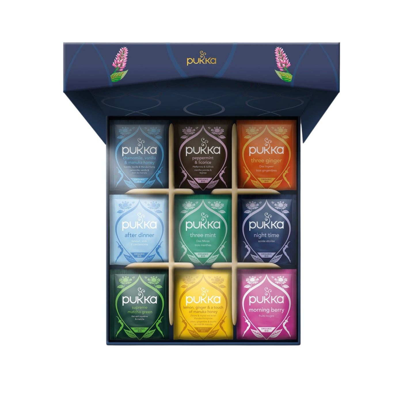 Coffret Sélection Pukka Thé Préféré - 45 sachets de thé