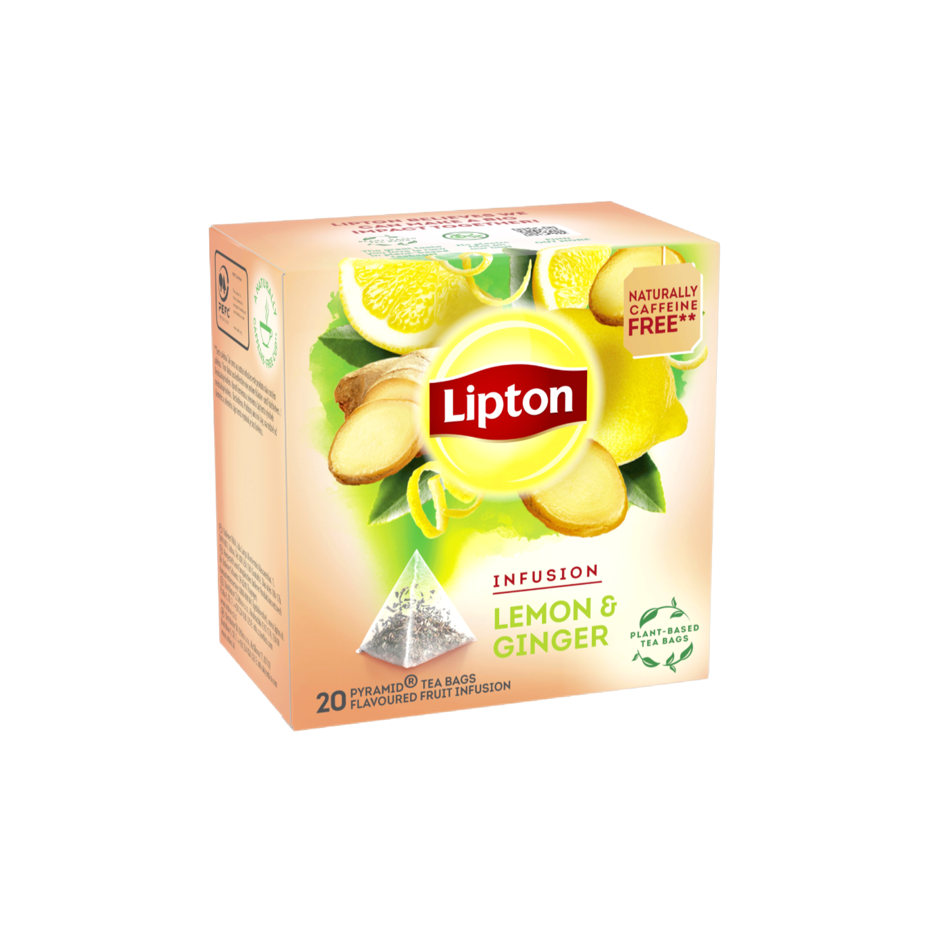 Lipton Tee Infusion Lemon & Ginger - 20 Beutel