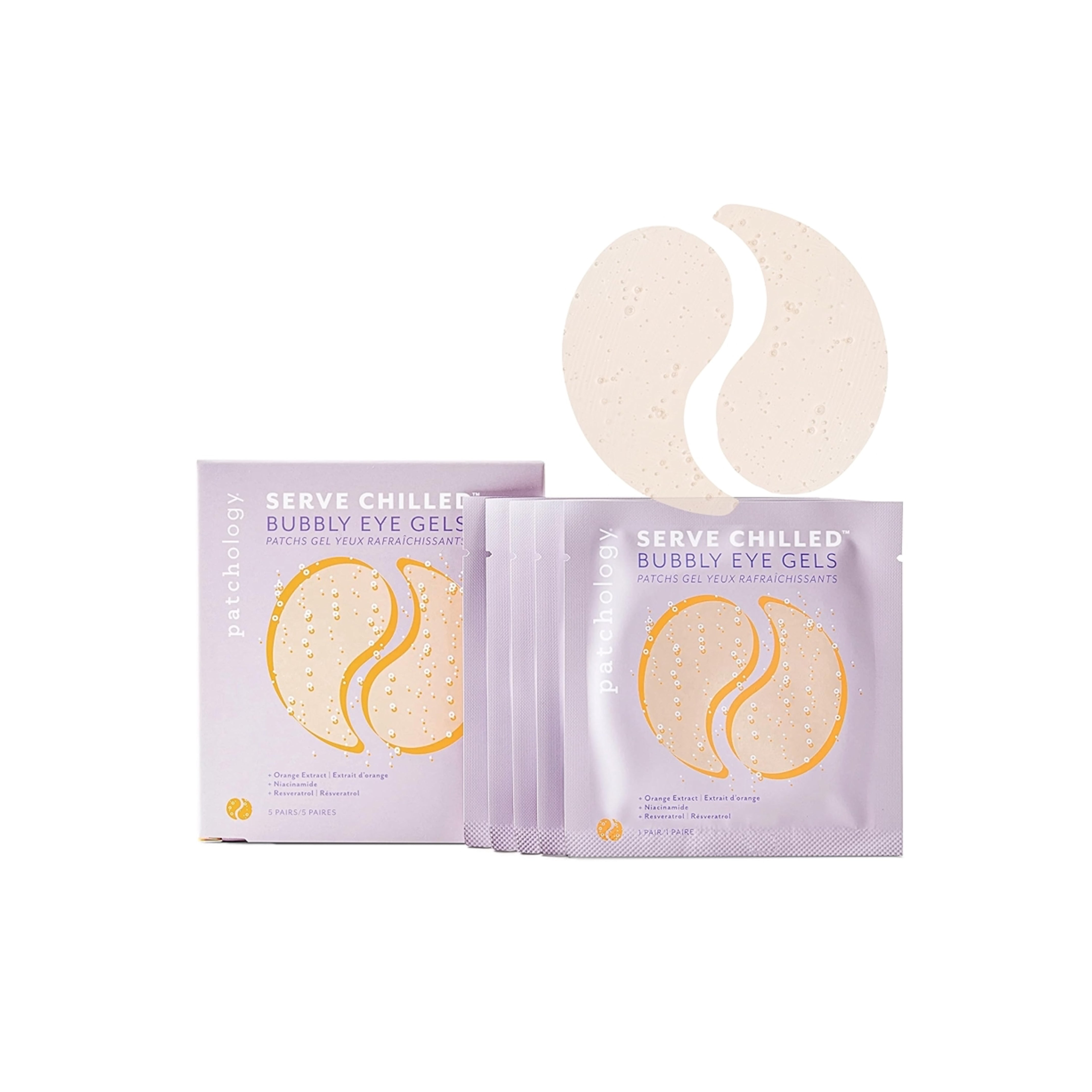 Servez des compresses oculaires effervescentes et fraîches - 10 patchs