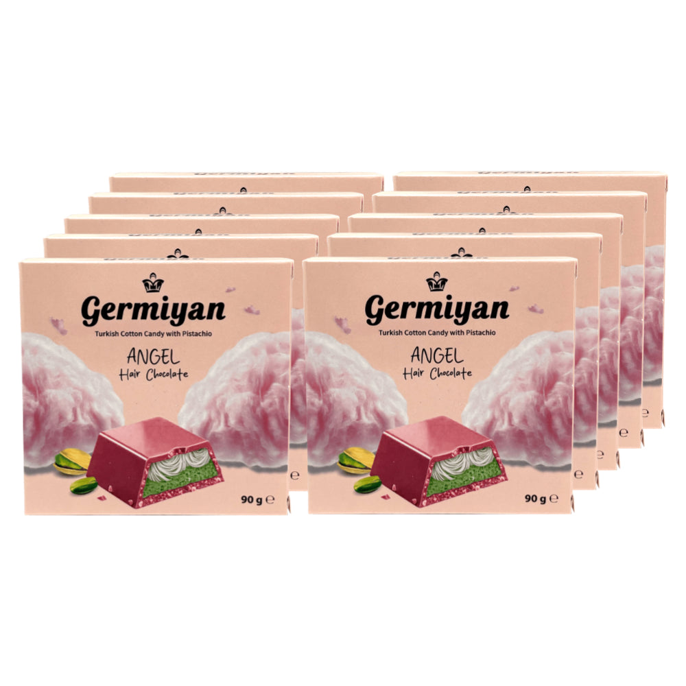 Cheveux d'ange - Chocolat et barbe à papa 10 x 90 g