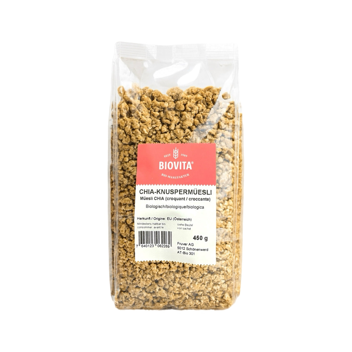 Chia Knuspermüesli Bio 450g