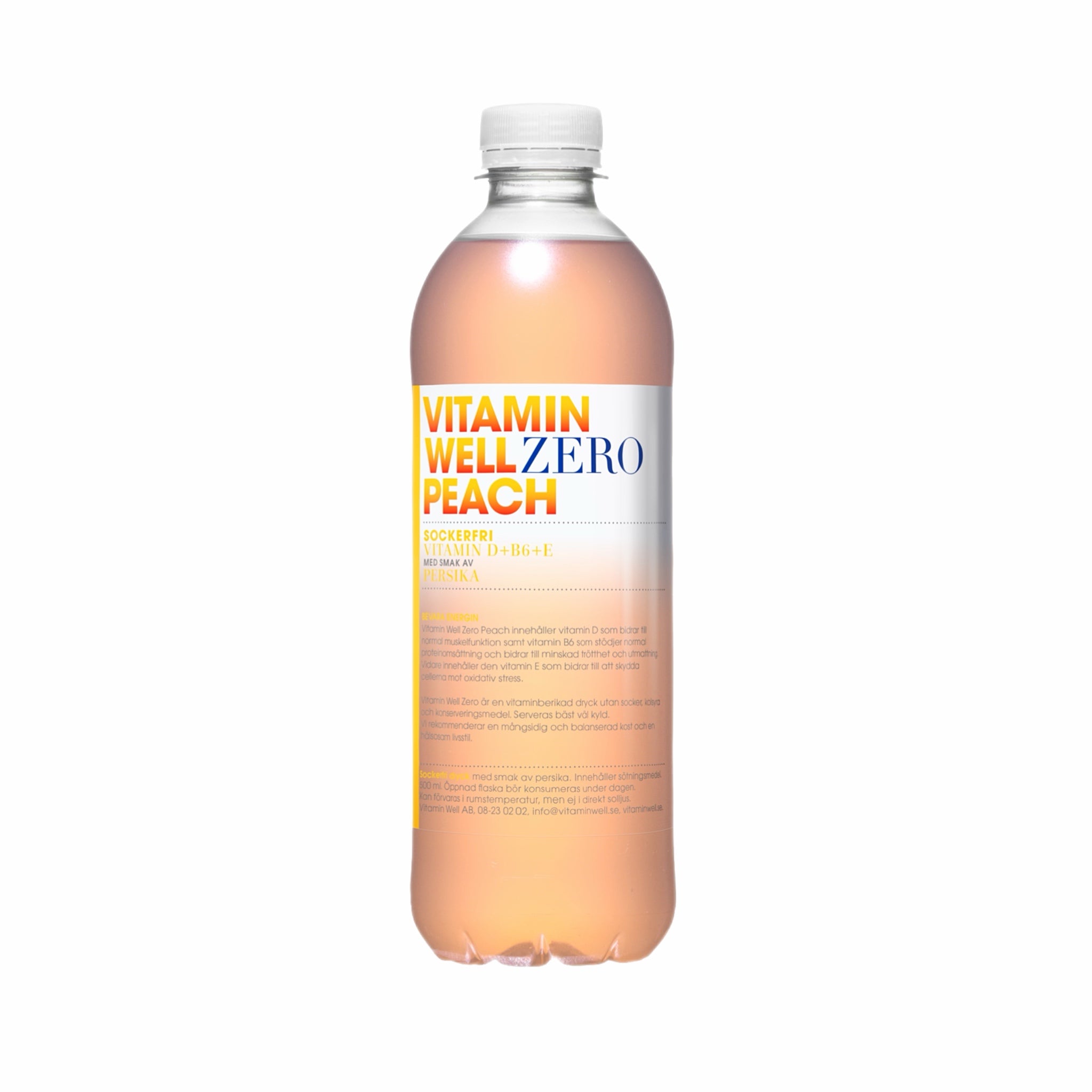 Vitamin Well Peach Zero 500ml