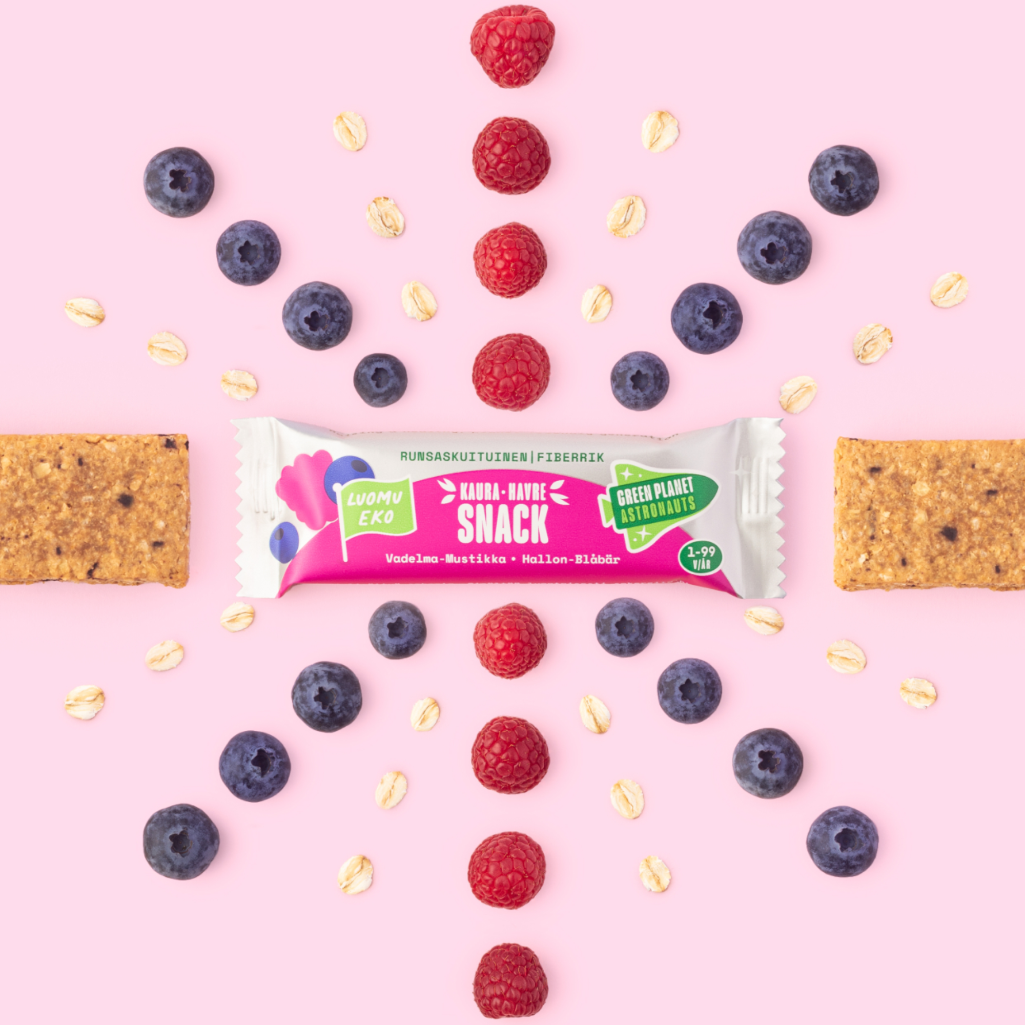 Haferriegel Schwarze Johannisbeere Bio 25g