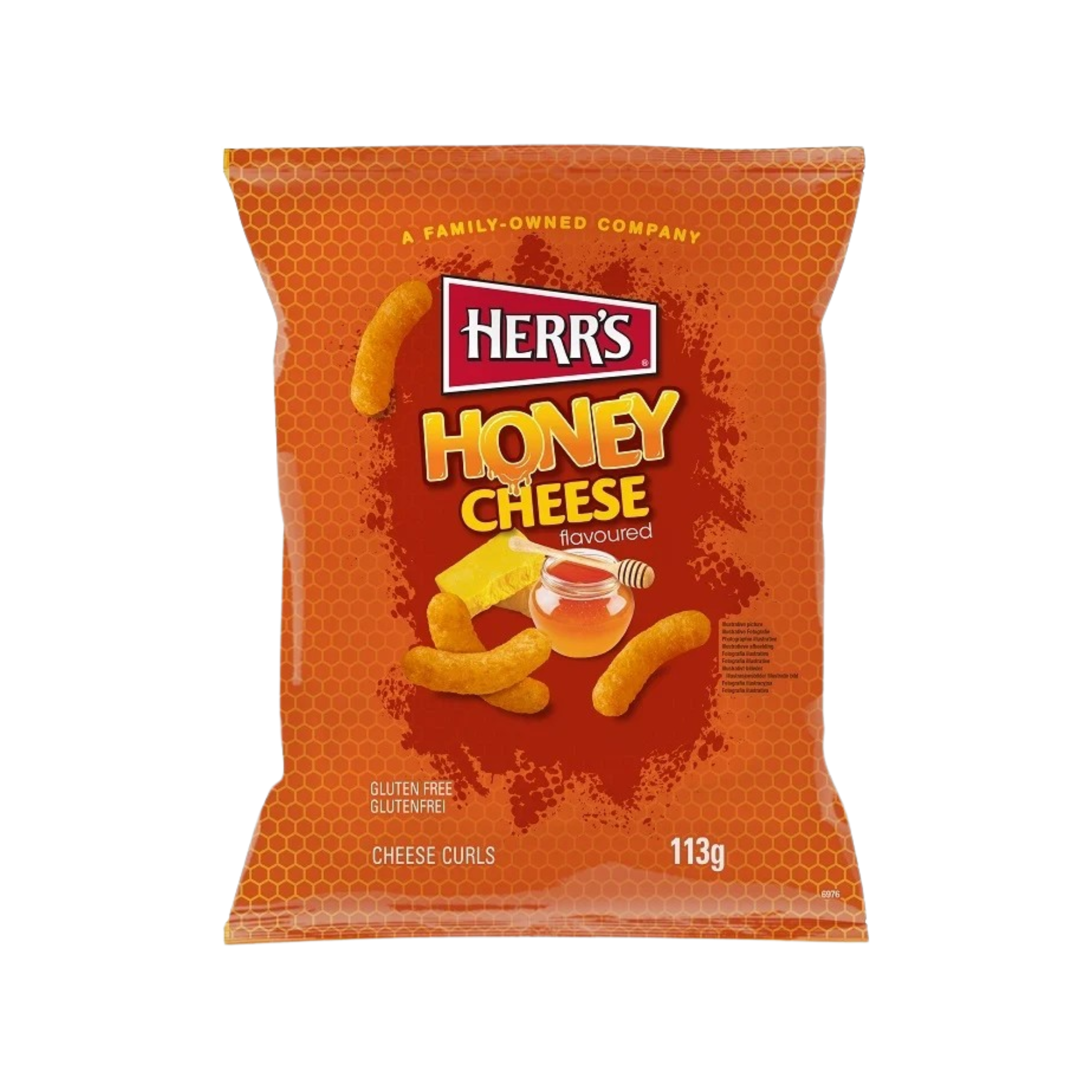 Honey Cheese Curls 113g