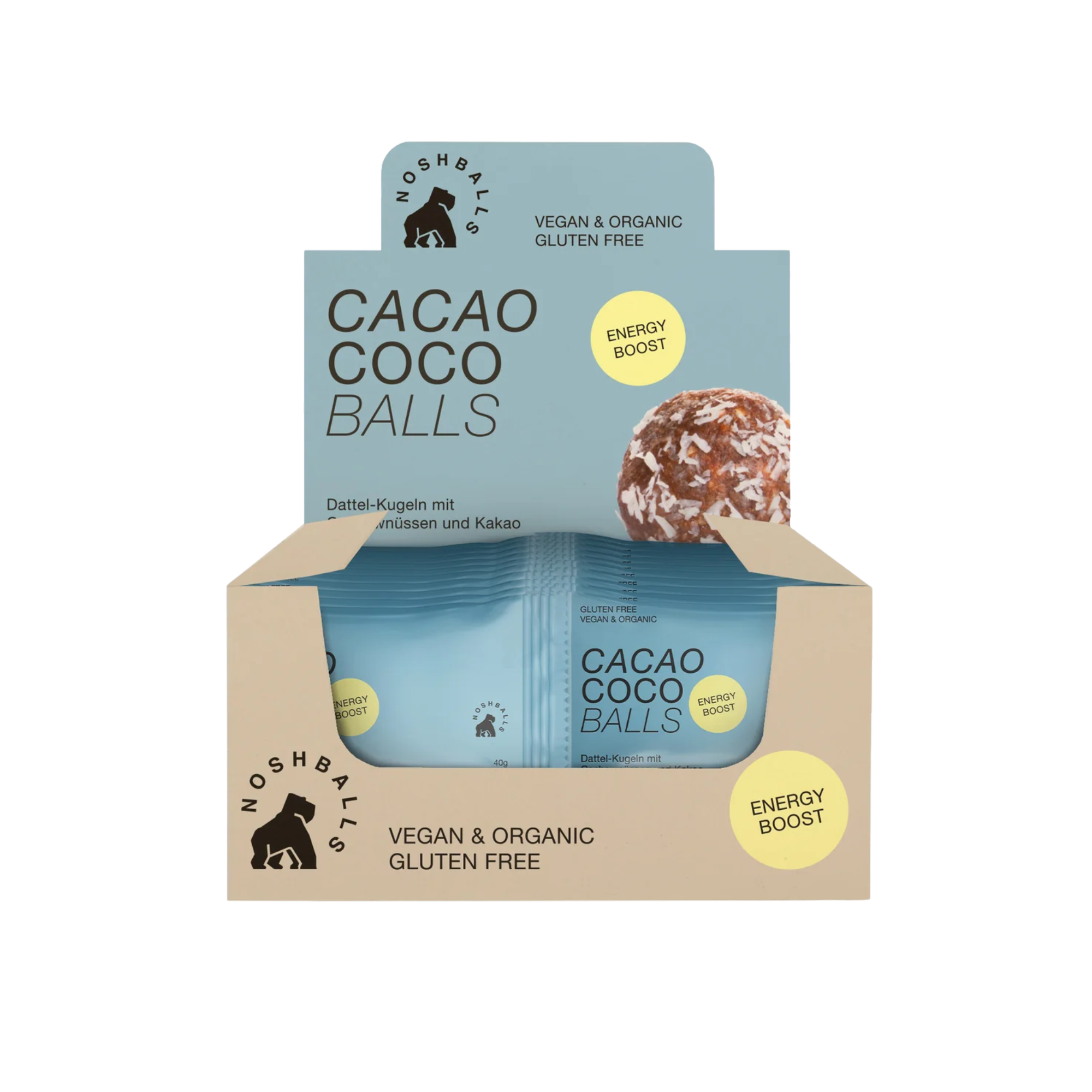 Energy Balls - Kakao & Kokos Bio 20 x 40g