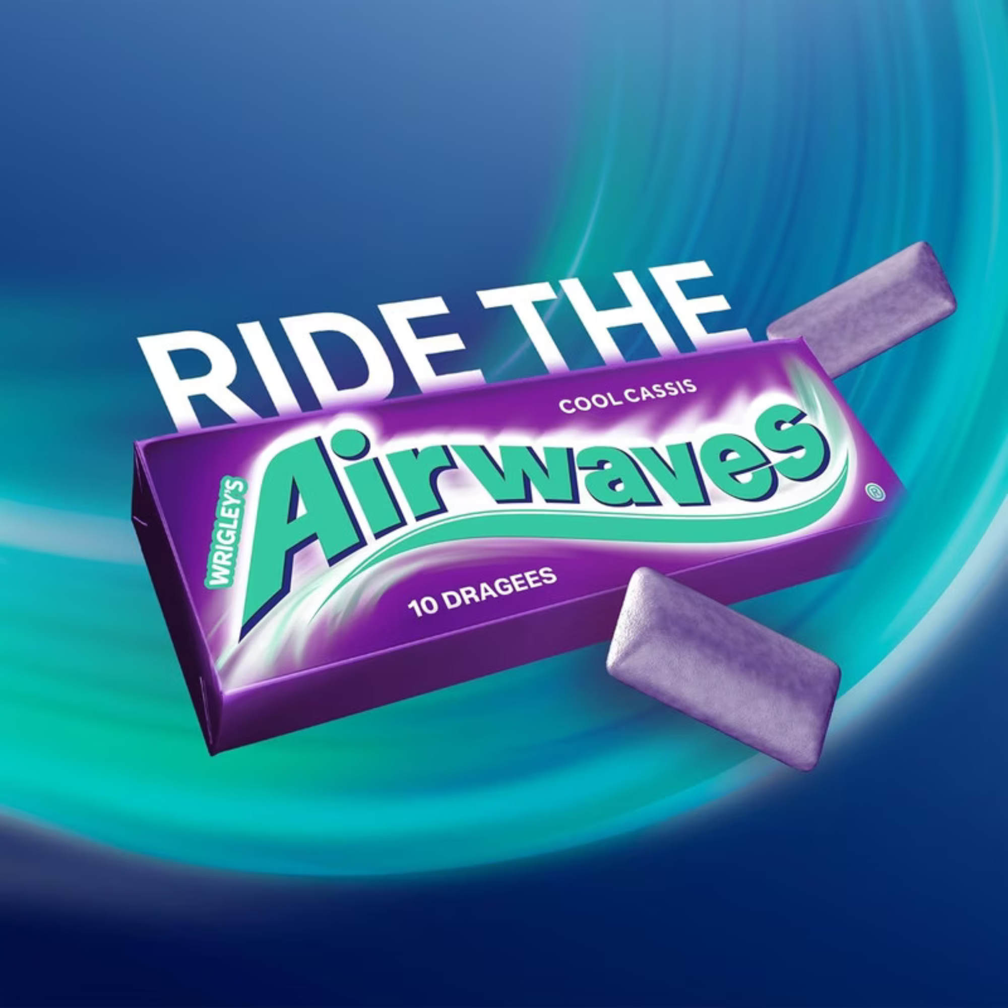 Airwaves Kaugummi - Cool Cassis 30 x 14g