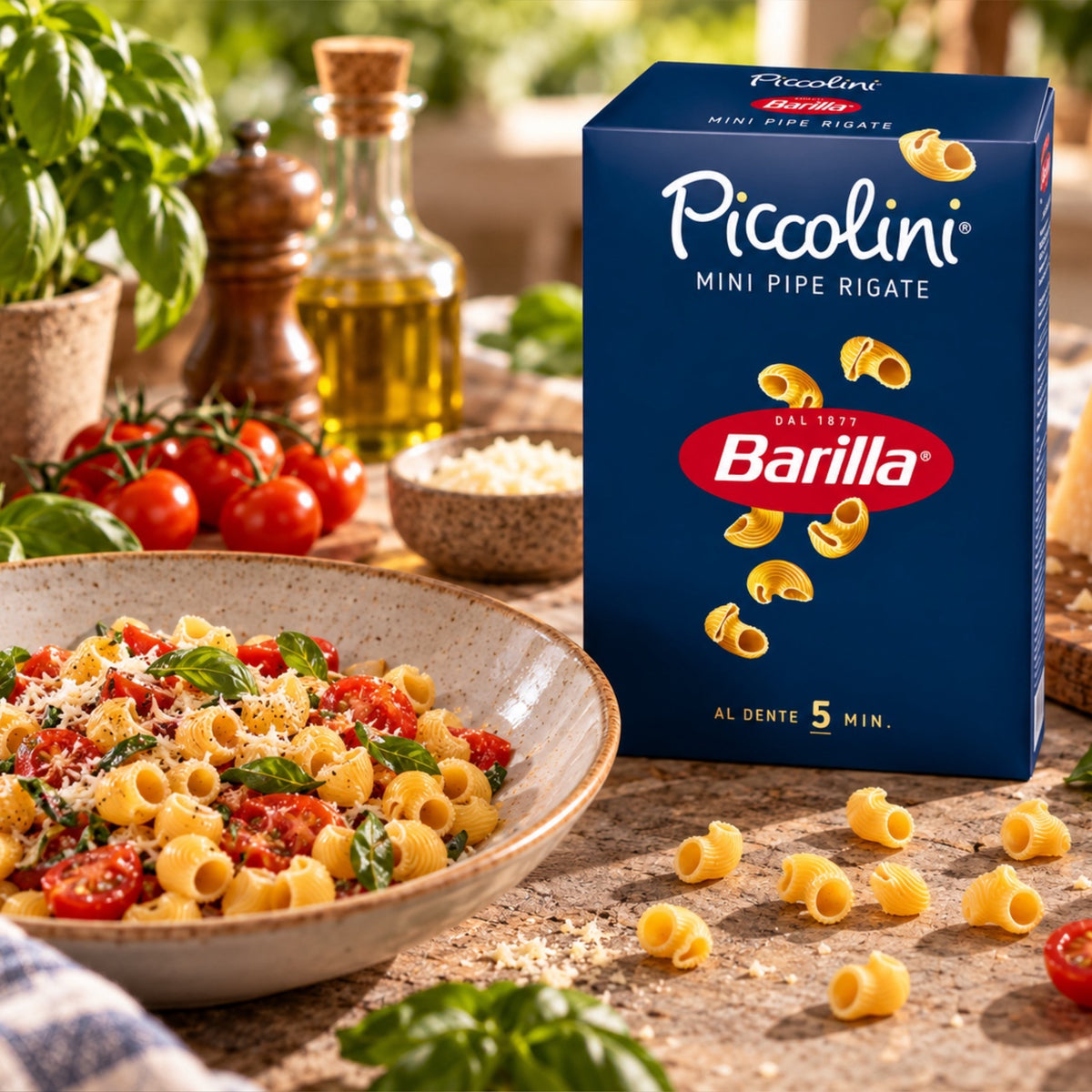 Barilla Piccolini Mini Pipe Rigate 500g