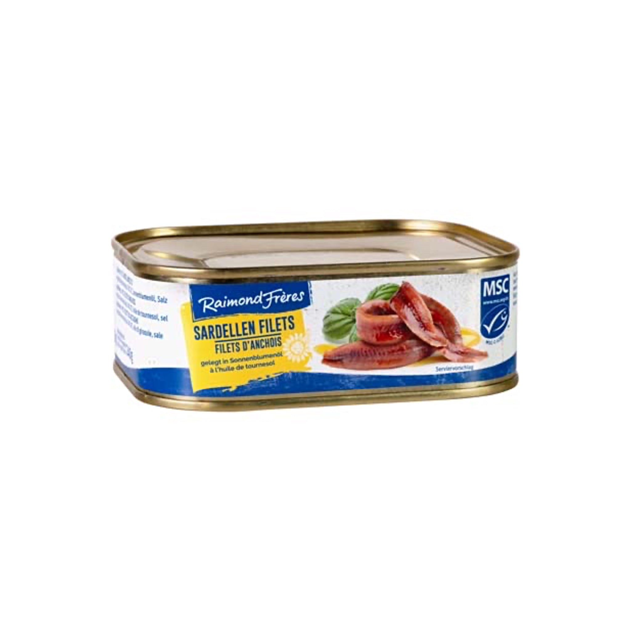 MSC Sardellenfilets in Sonnenblumenöl 240g