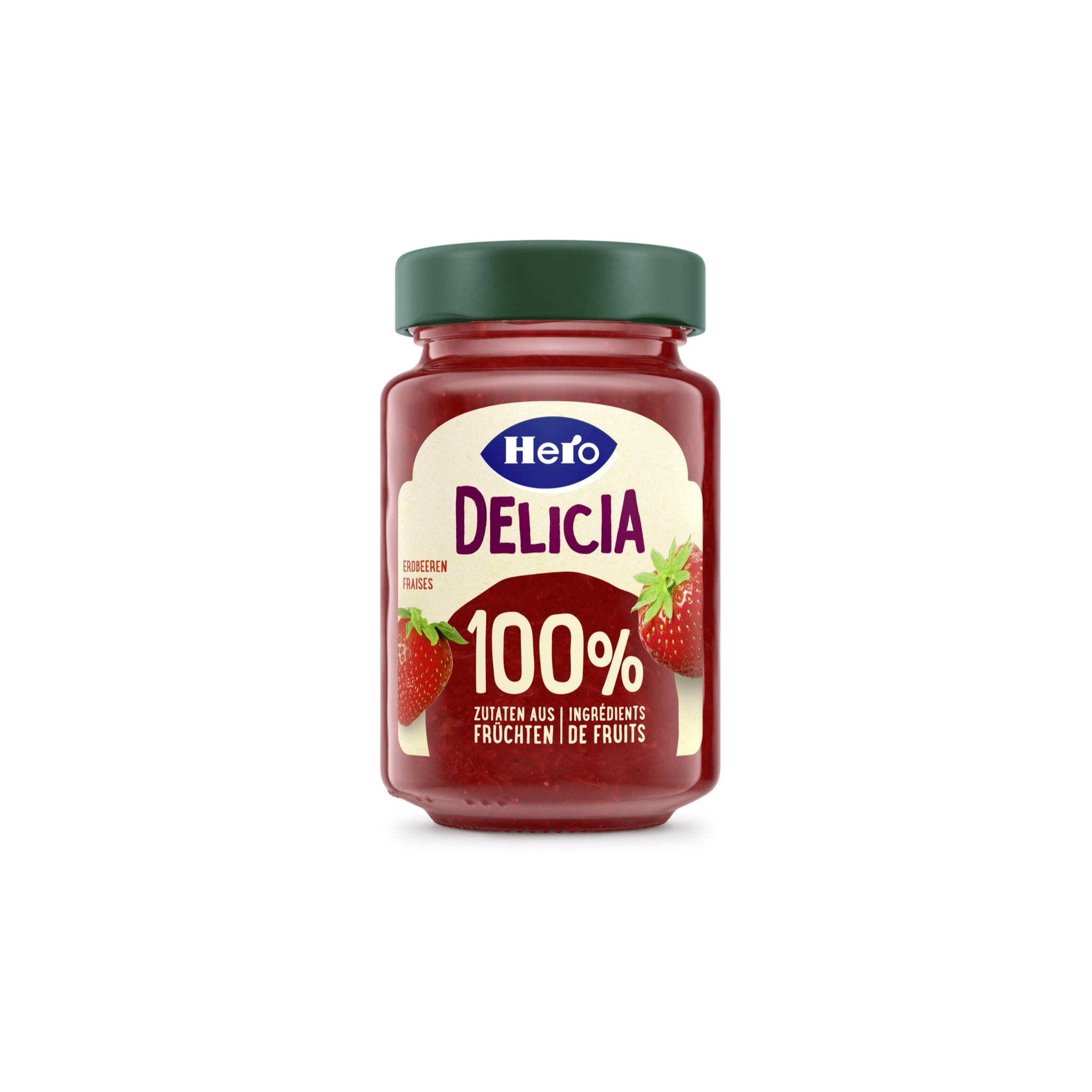 Hero Delicia Konfitüre 100% Erdbeer 280g