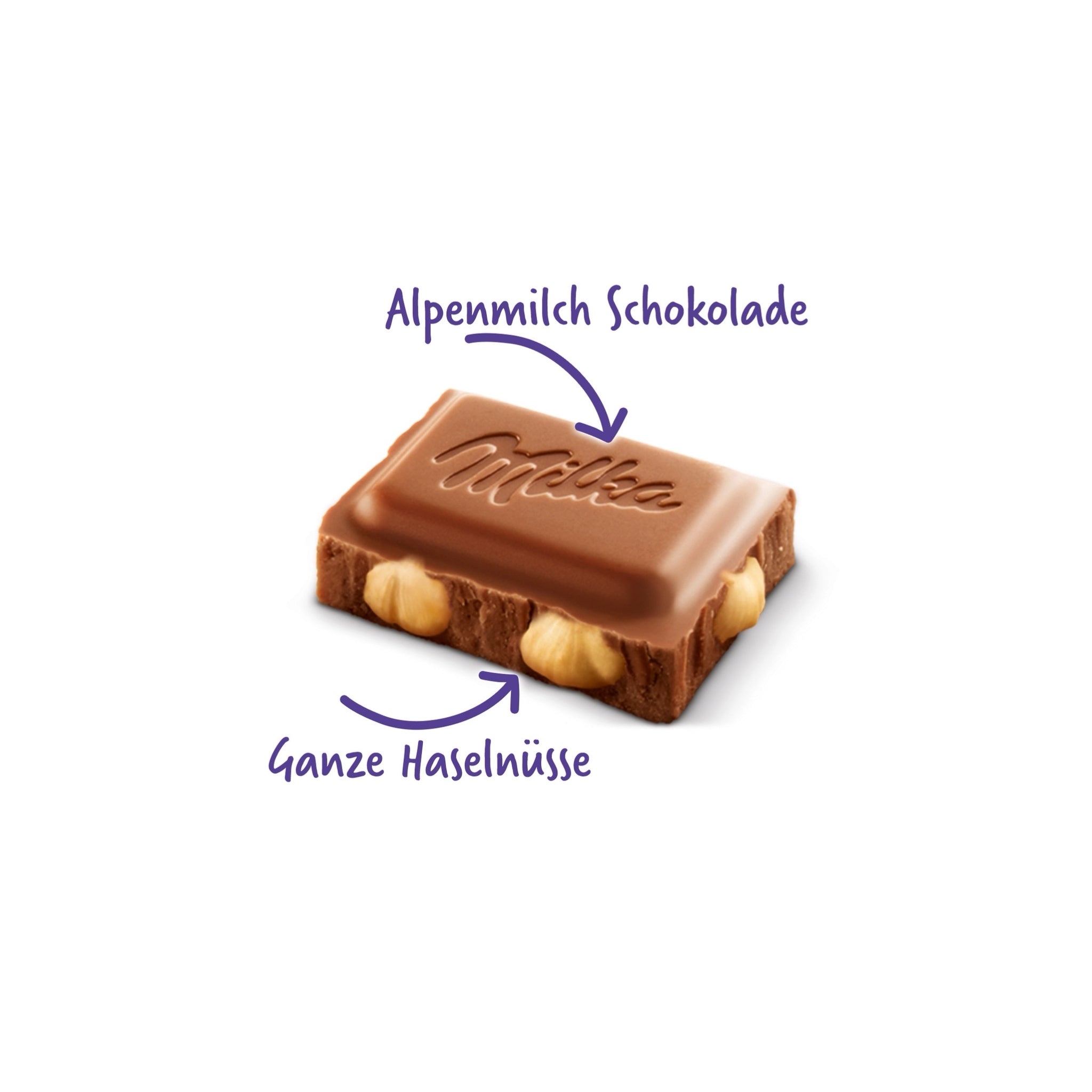 Milka Ganze Haselnüsse 5 x 95g