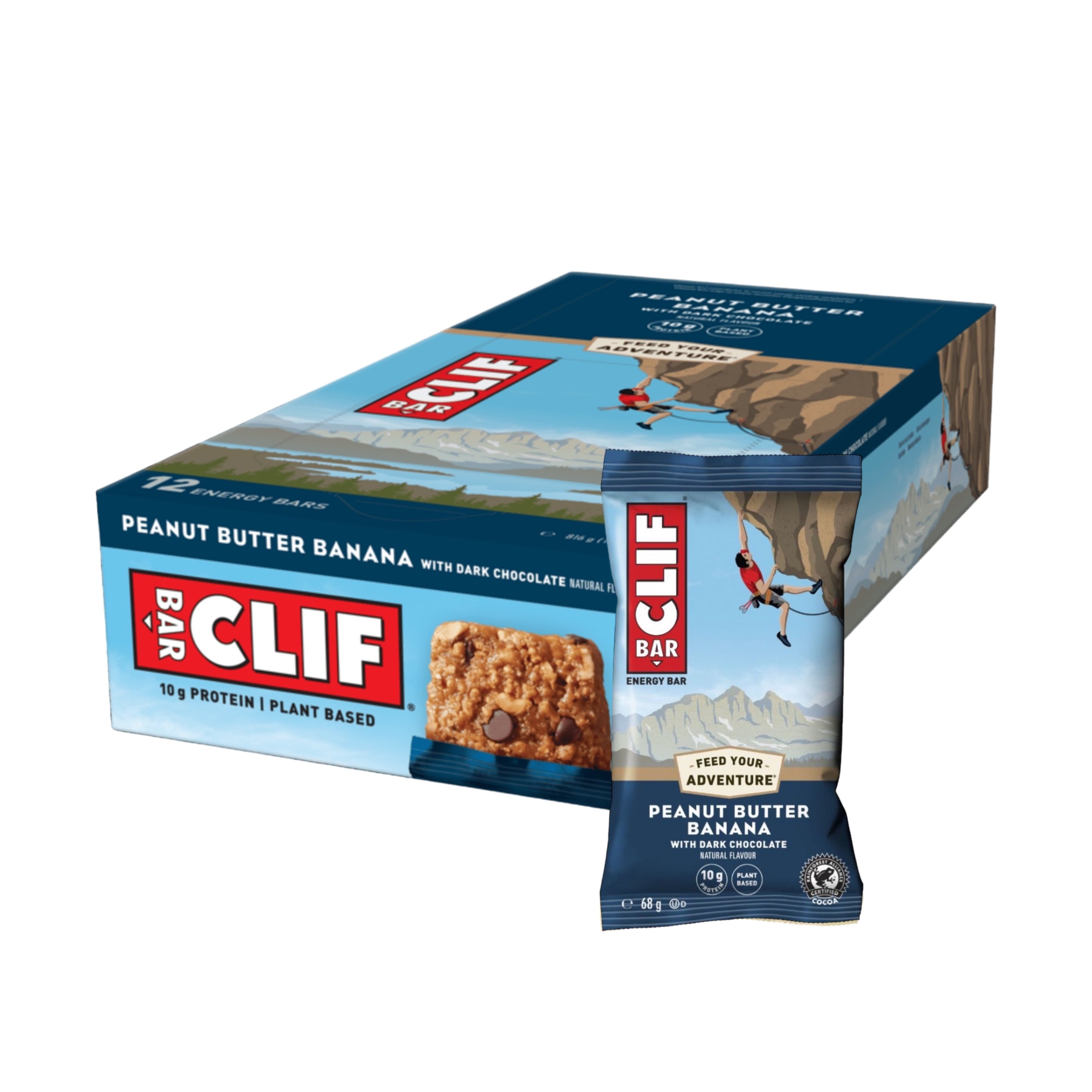 CLIF BAR - Peanut Butter Banana 12 x 68g