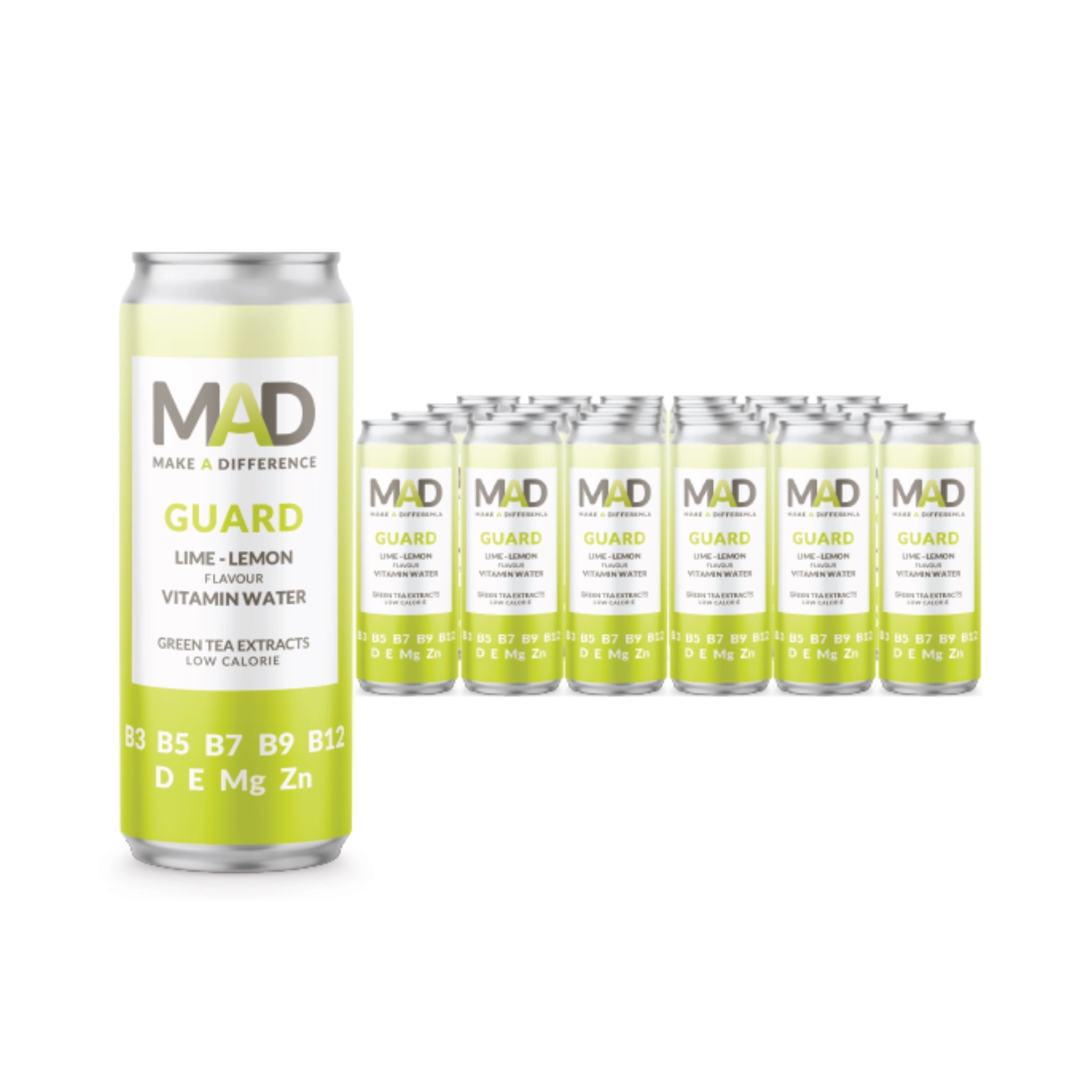 Vitamin Water Guard Citron Vert 24 x 330 ml
