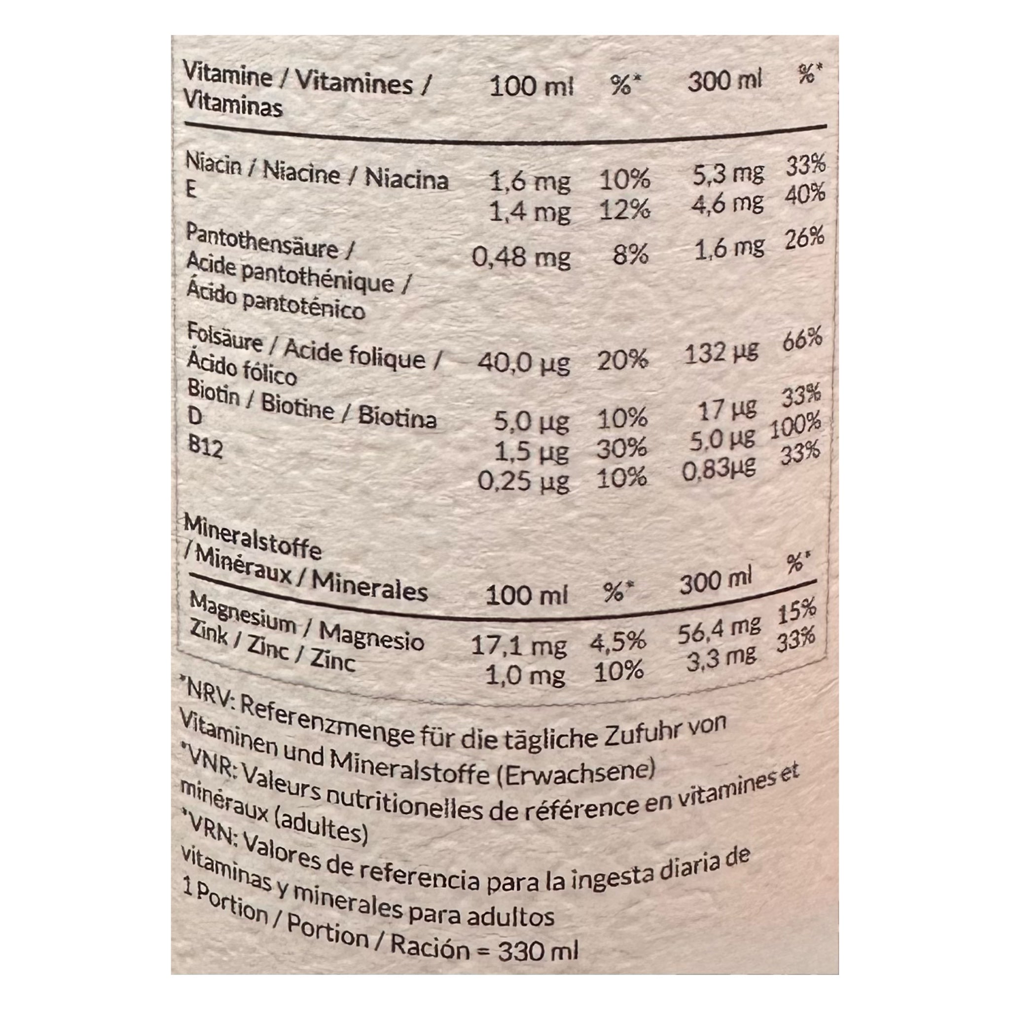 Vitamin Water Guard Citron Vert 24 x 330 ml