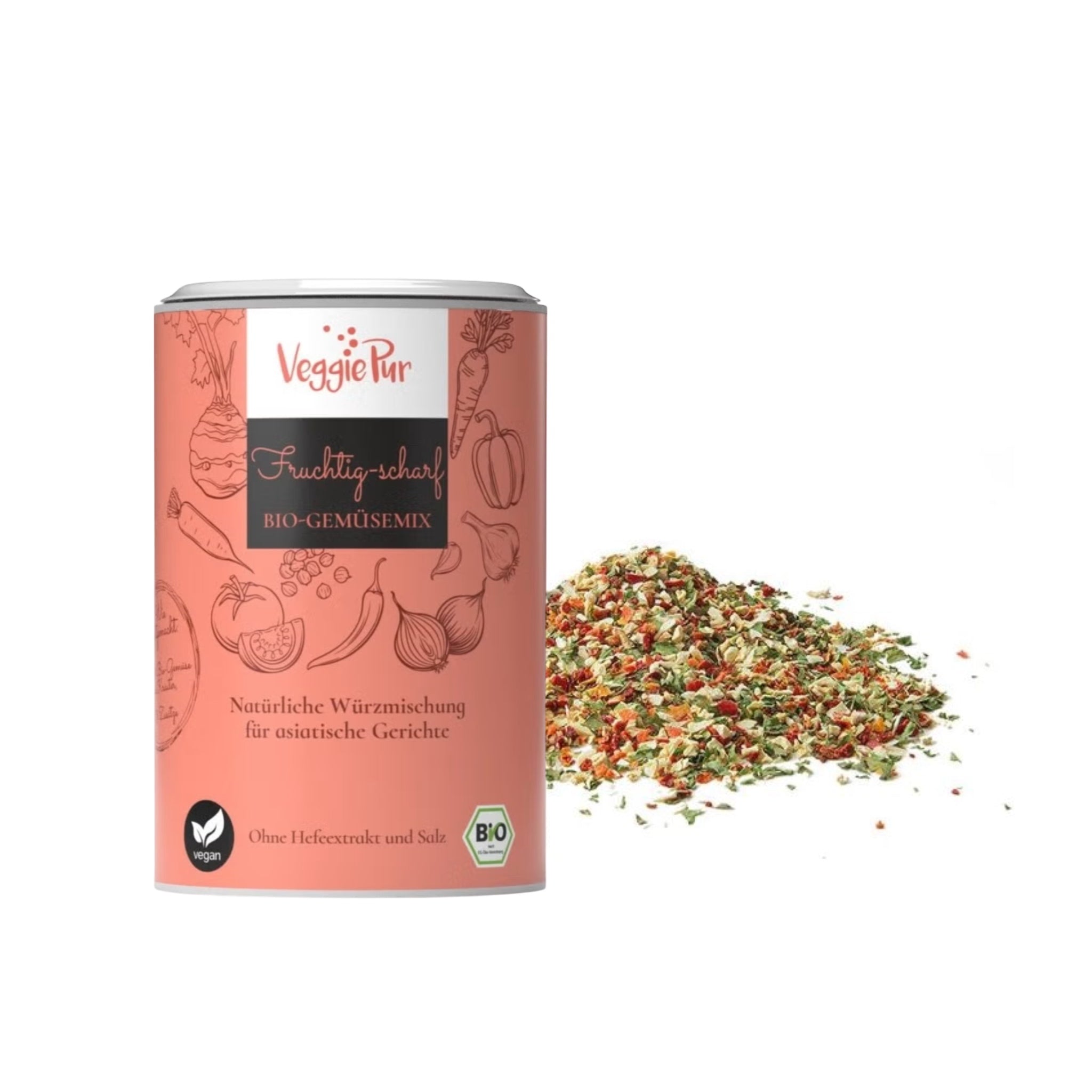 Fruity-Spicy Organic Vegetable Mix 130g