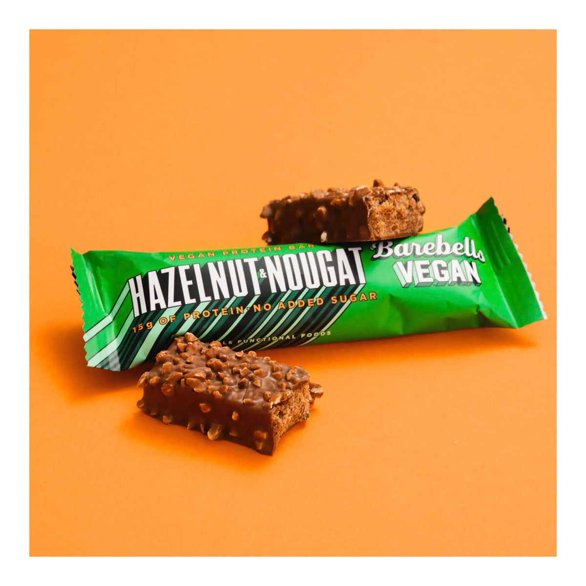Barebells Hazelnut & Nougat Vegan Protein Bar 12 x 55g