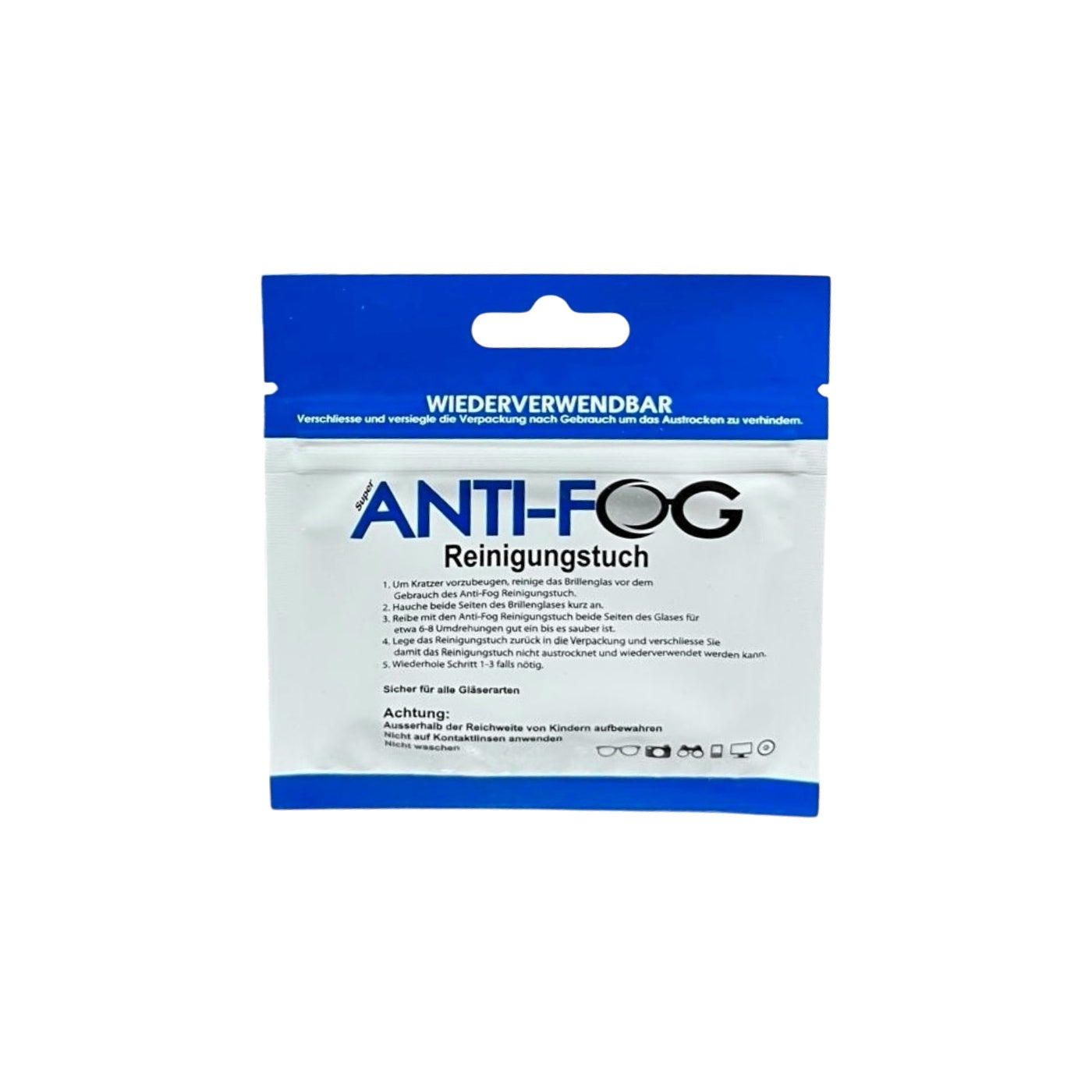 Anti-Anlauf- & Reinigungstuch (100x verwendbar) – 20er Packung