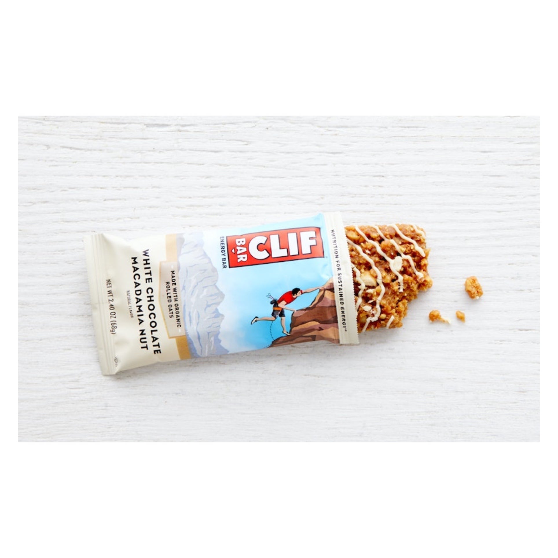 CLIF Bar White Chocolate Macadamia Nut 12 x 68g