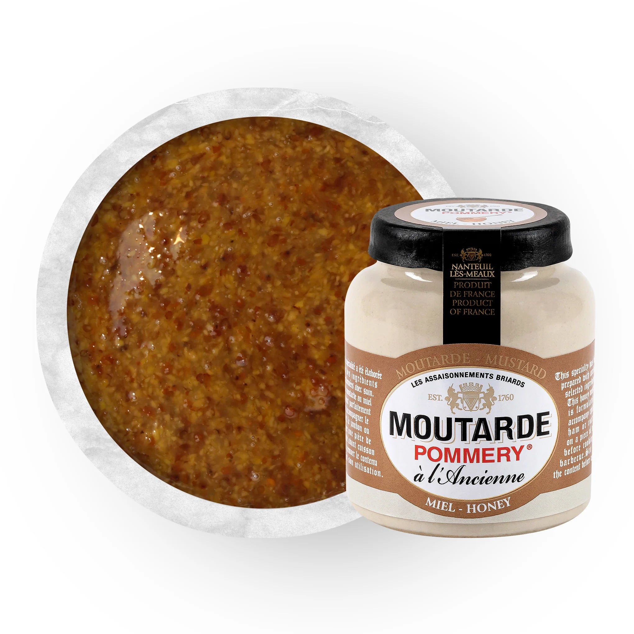 Senf Moutarde mit Honig 3 x 100g