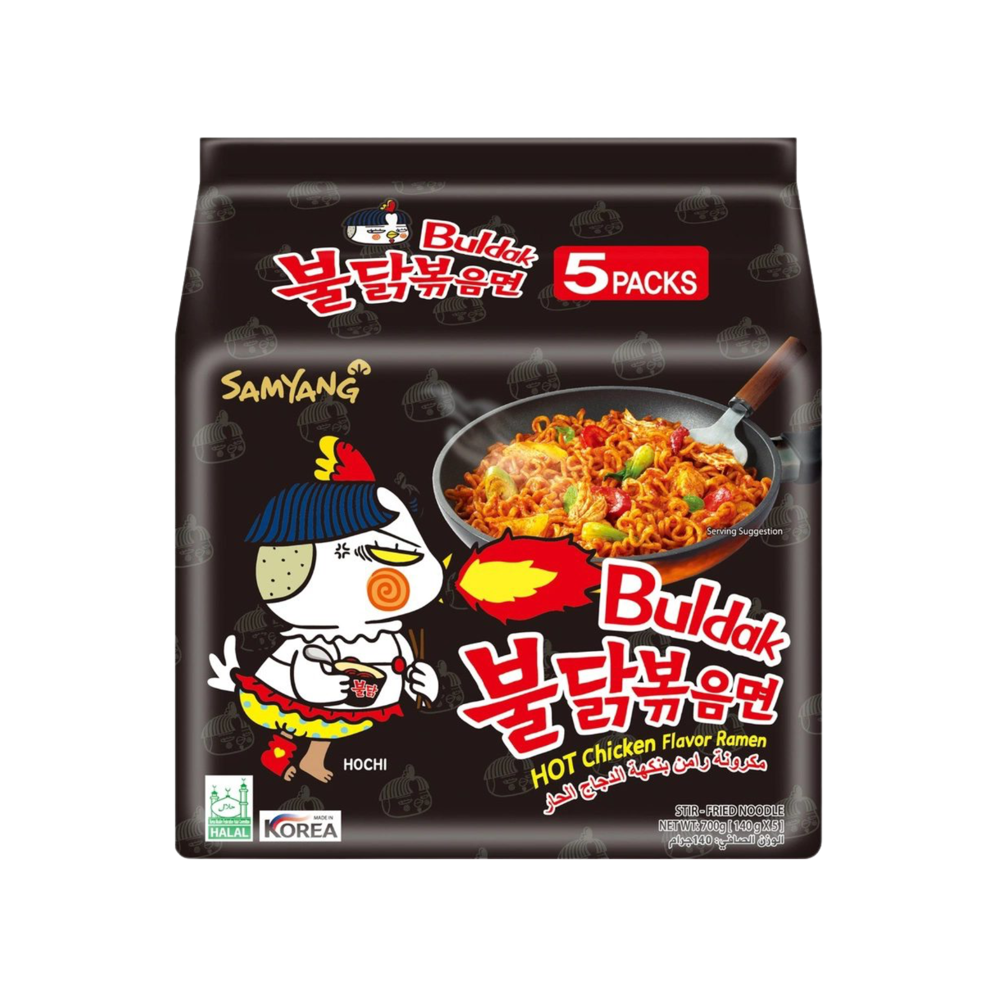 Ramen - Buldak Hot Chicken Original Pack of 5 - 700g