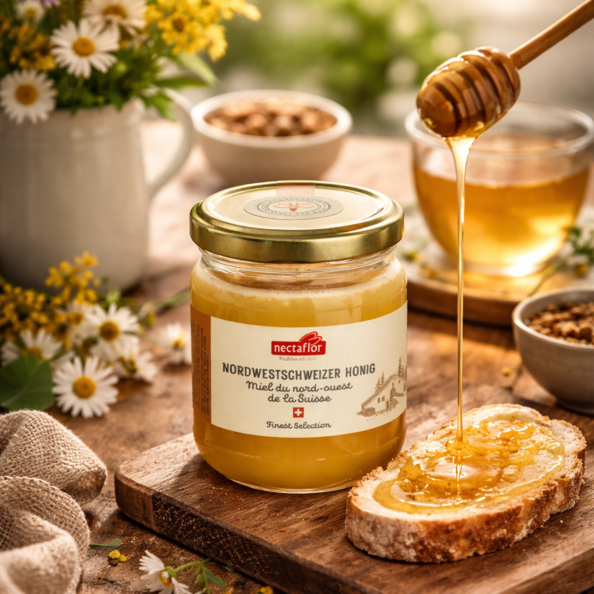 Miel cristallisé du Nord-Ouest de la Suisse 250g