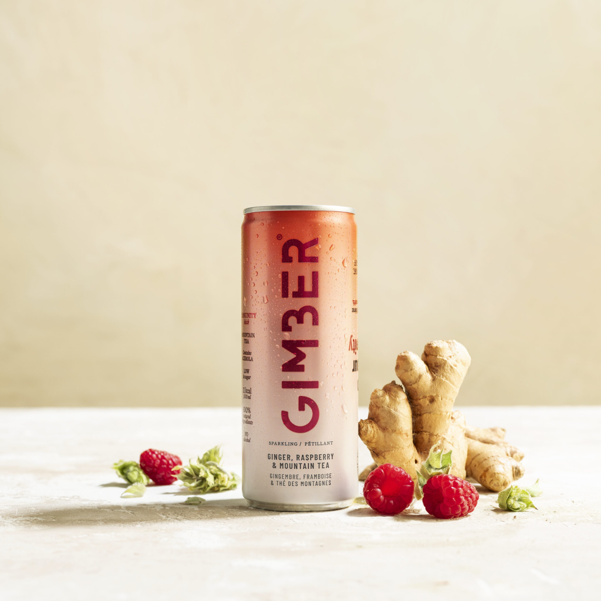 Gimber Energy Drink - Immunity Organic 12 x 250ml