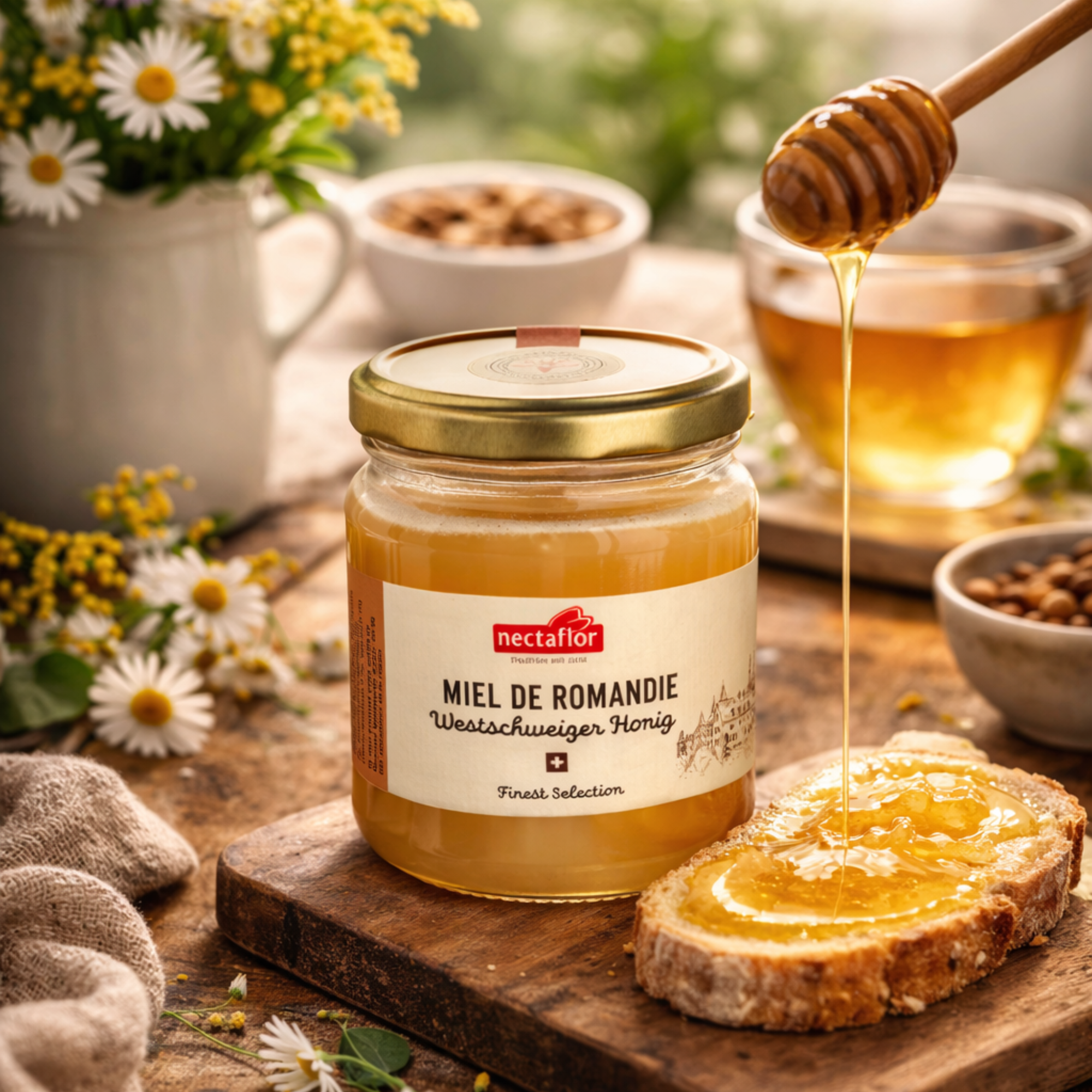 Miel cristallisé de Suisse romande 250g