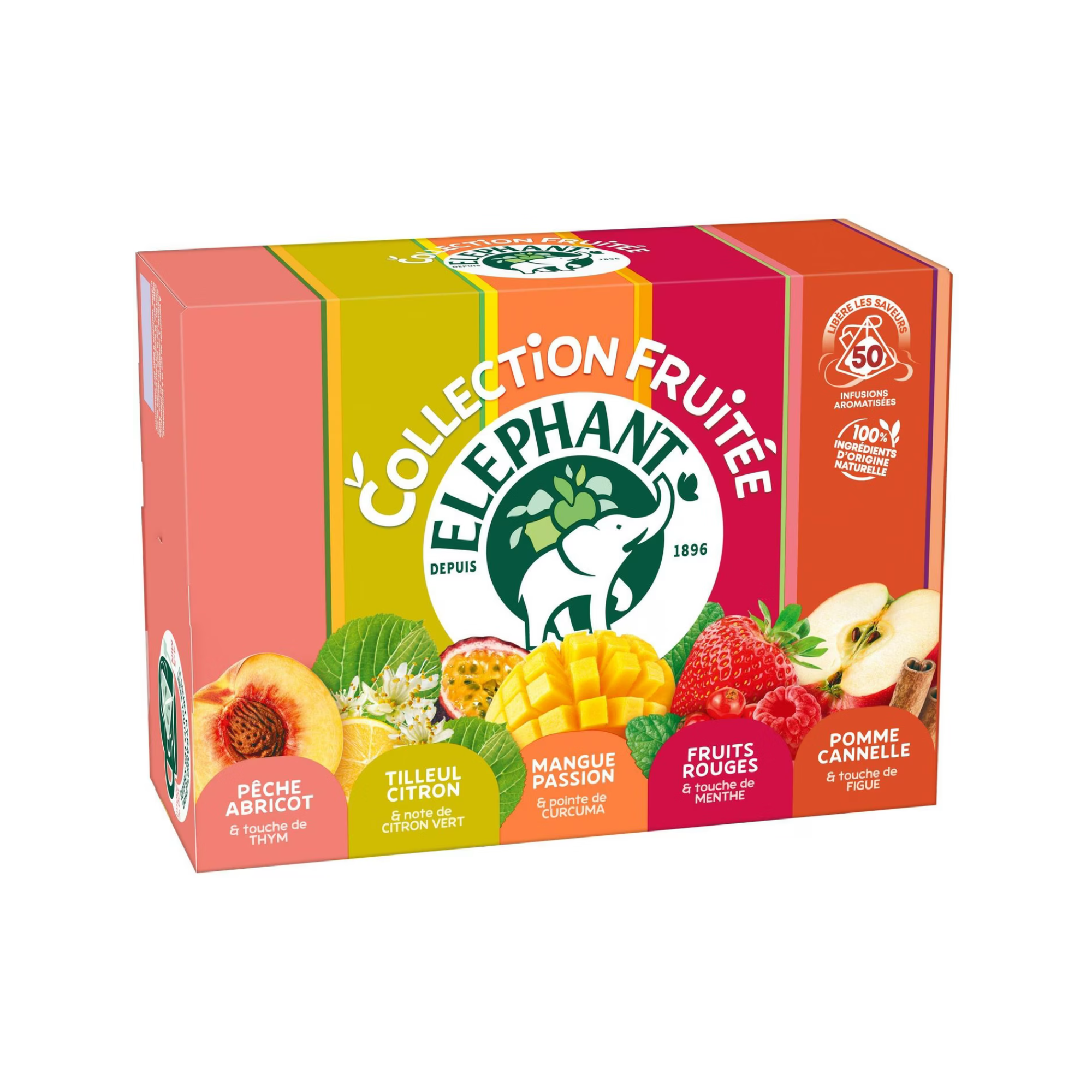 Tee Infusion Collection Fruitée - 50 Beutel
