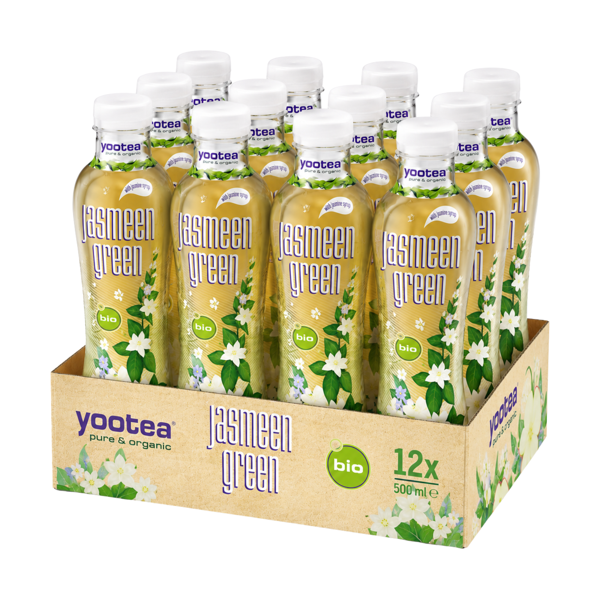 Organic Jasmine Green Iced Tea 12 x 500ml
