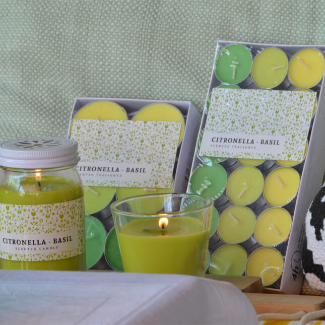Duftkerze Citronella-Basil