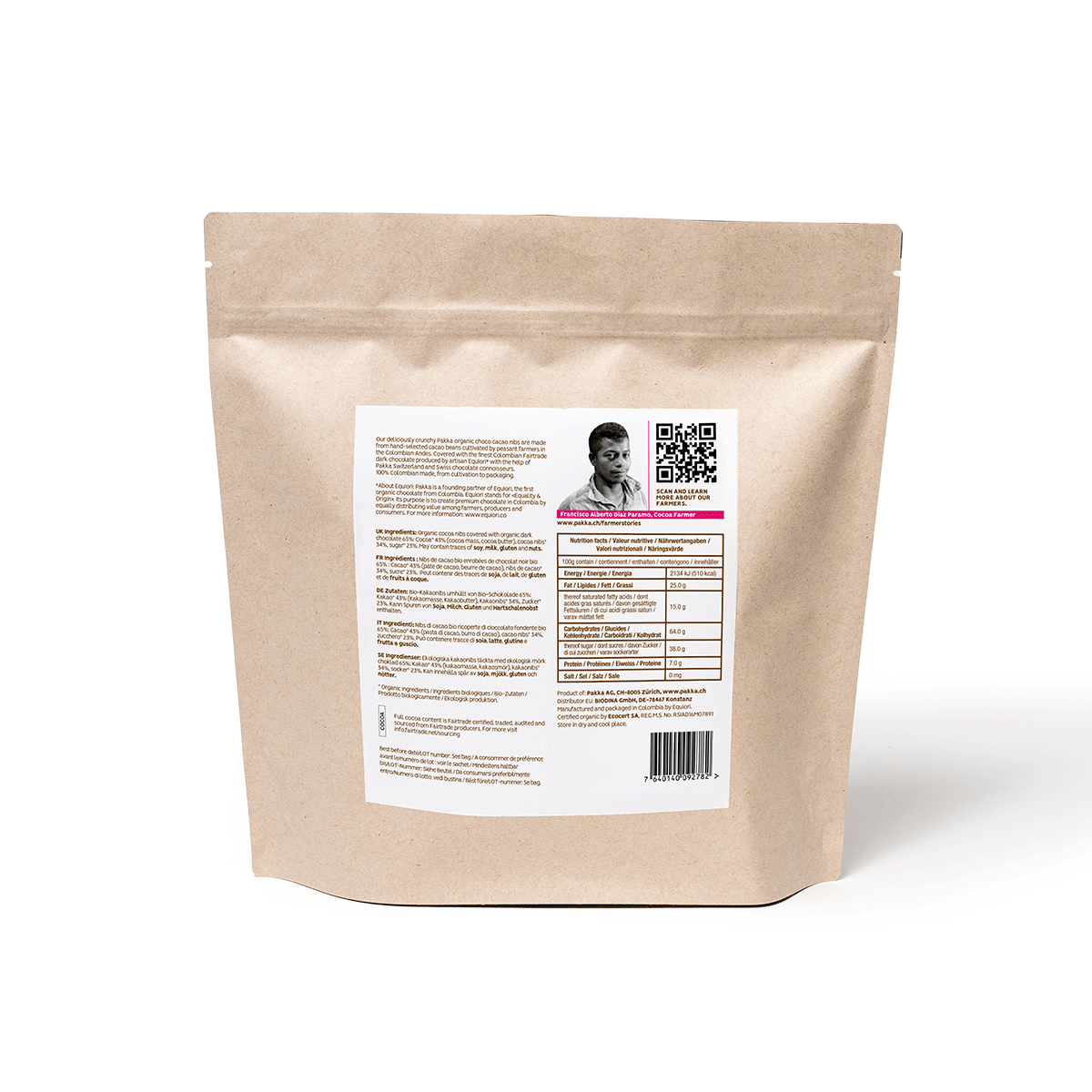 Schoko Kakao Nibs Fairtrade & Bio 1kg