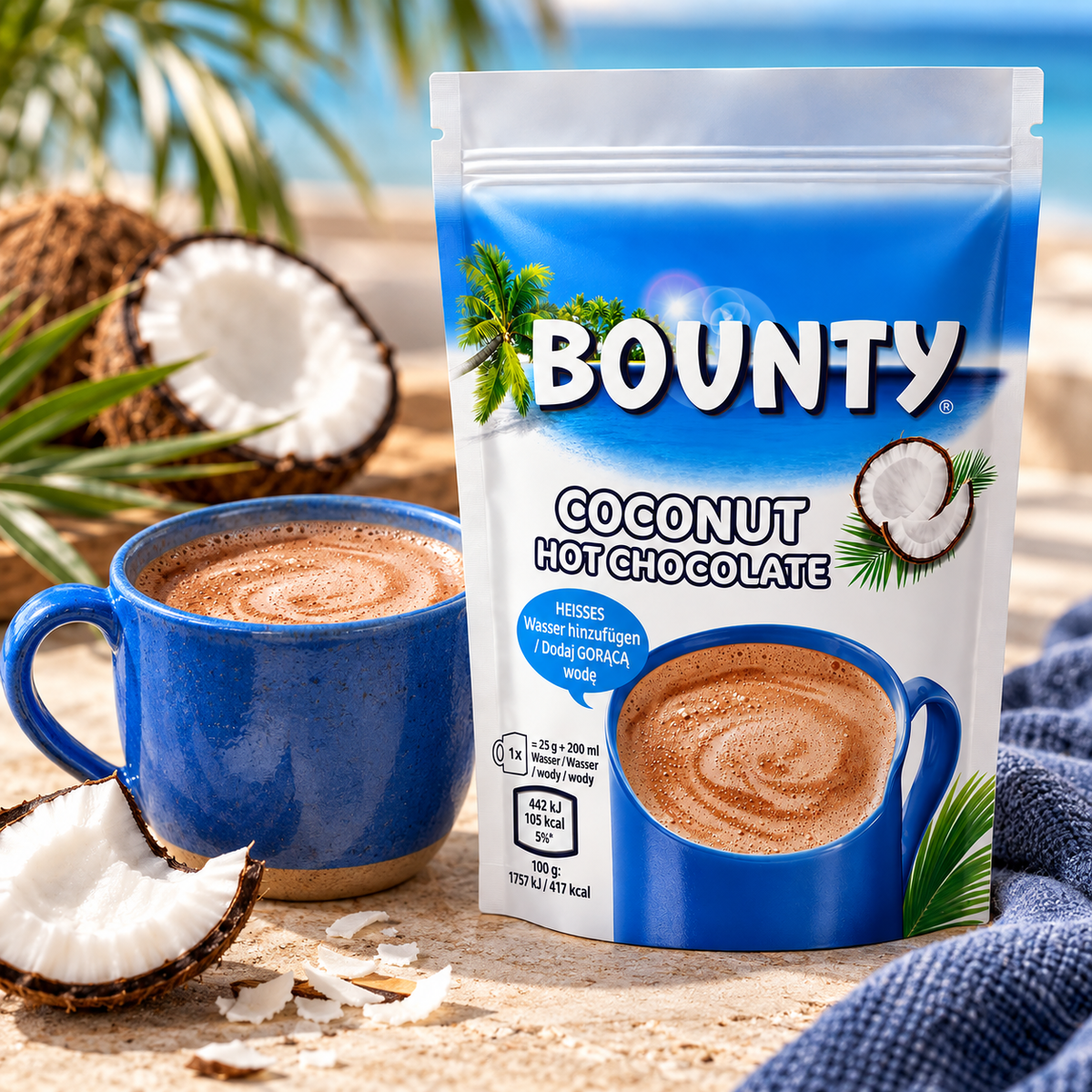 Bounty Hot Chocolate Pulver 140g