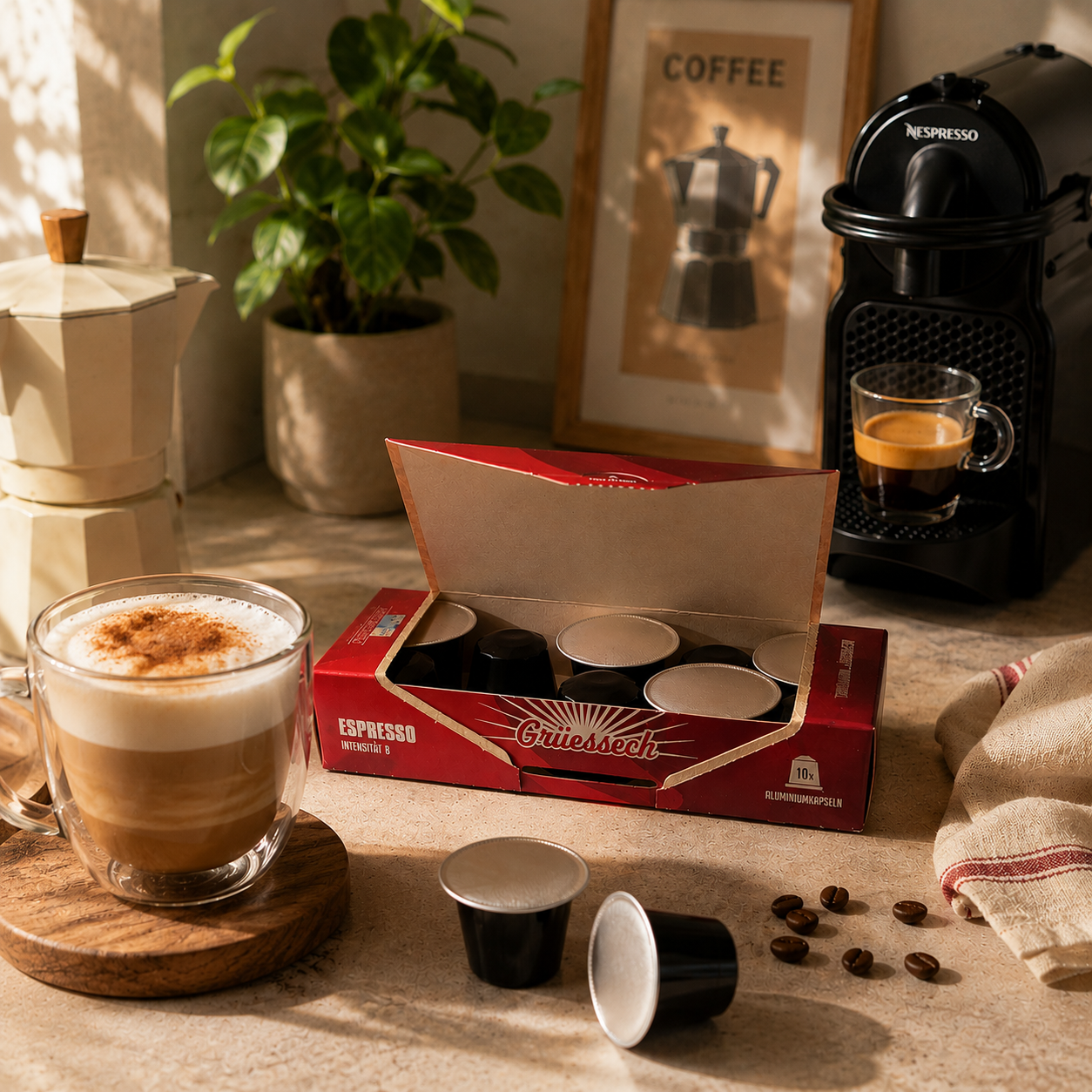 Coffee Capsules Espresso - Pack of 10