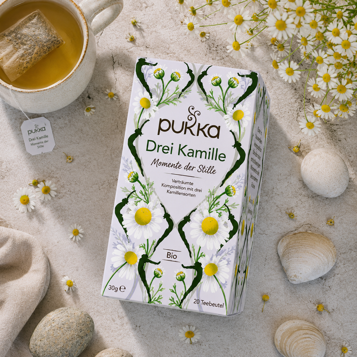 Pukka Tee Drei Kamille Tee Bio - 20 Beutel