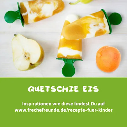 Sachets compressibles avec beaucoup de mélange de fruits, pack de 4 bio - 400 g