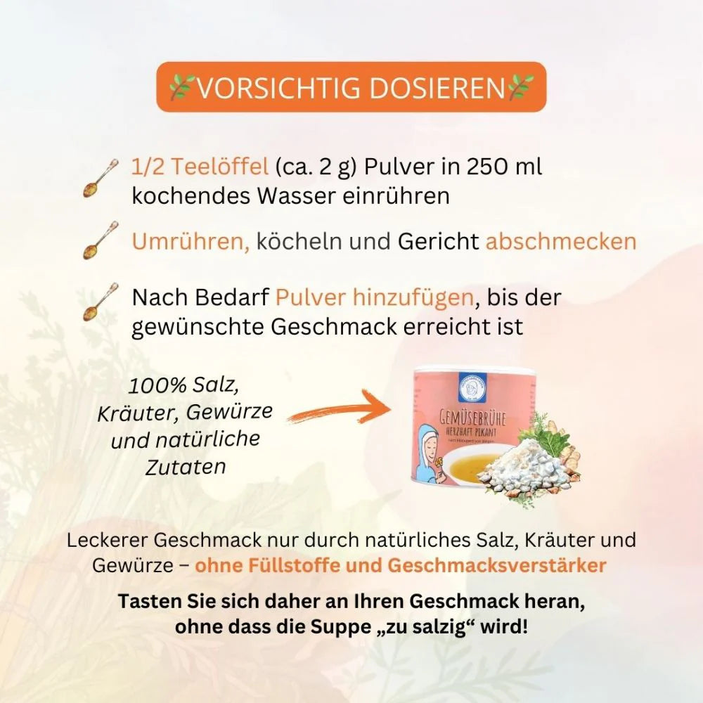 Gemüsebrühe Bouillon Herzhaft Pikant 380g