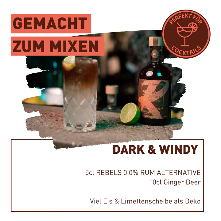 Alternative au rhum Dark Spice sans alcool 500 ml