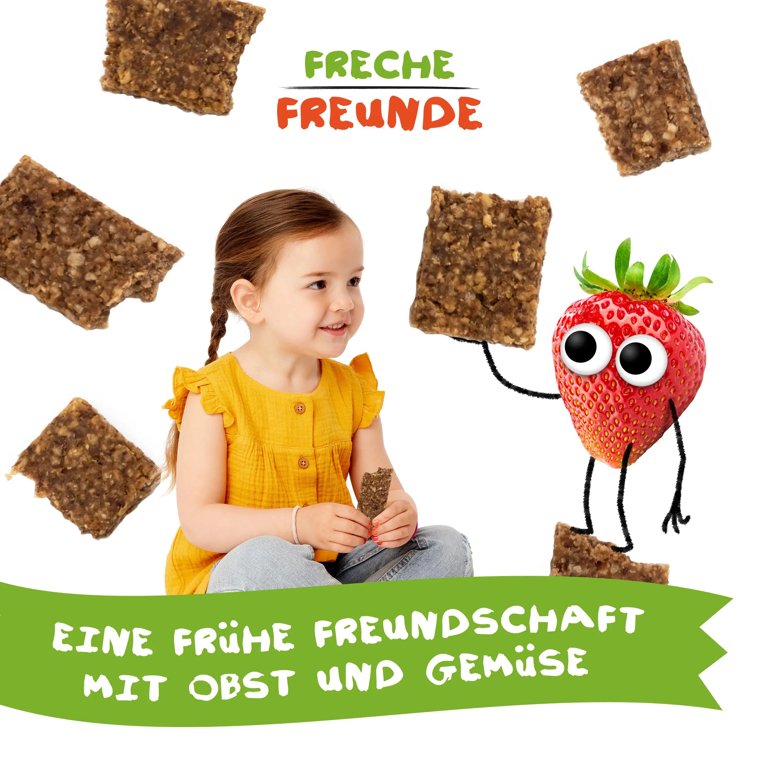 Barres d'avoine et de fraises, paquet de 6 - 180 g