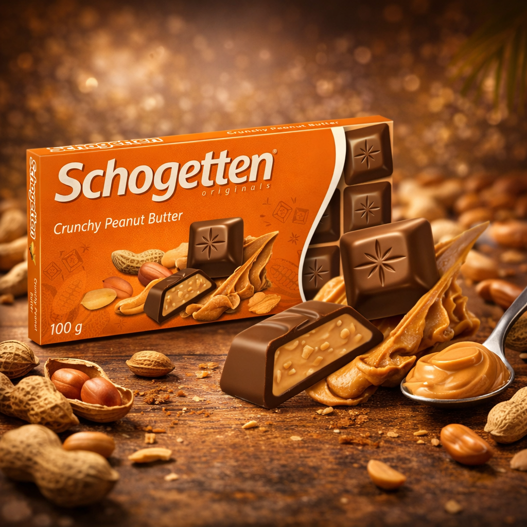 Schogetten Crunchy Peanut Butter 100g